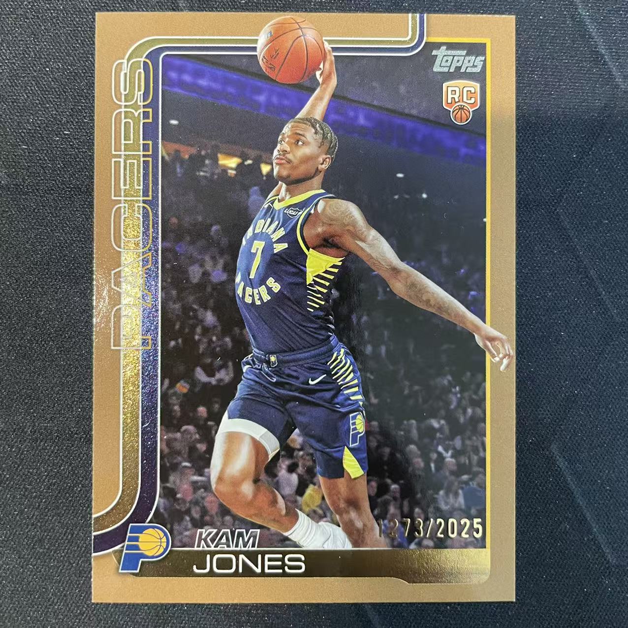 2025 Topps flagship Kam Jones RC 【阿福代卖】卡姆 琼斯 步行者 新秀 2025编 年份编 收藏必备(行行行A)