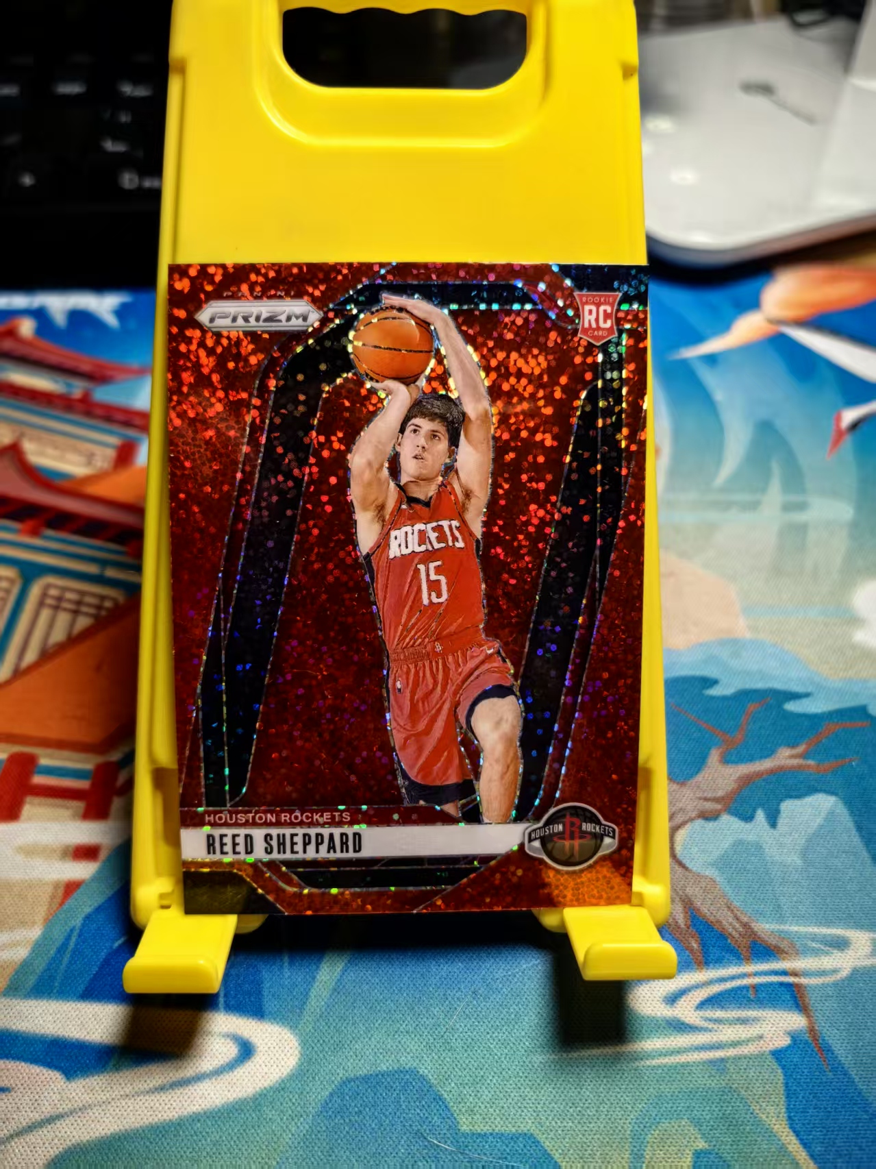 2024-25 Panini Prizm Reed Sheppard RC 谢泼德 新秀 红碎折 补偿包 火箭 探花秀 潜力无限 未来全明星 卡品如图