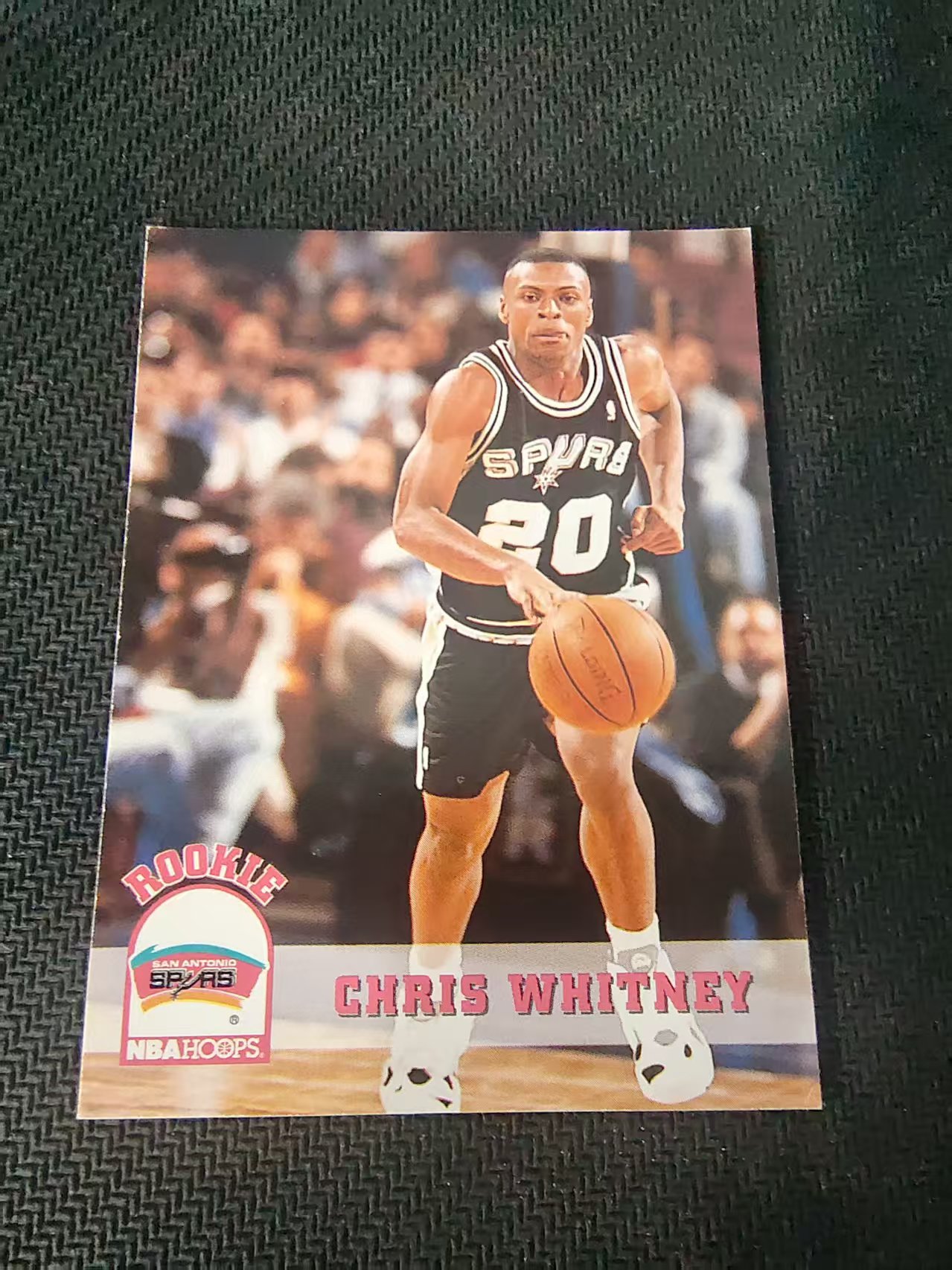 【可合并,不累计】1994 Skybox international Chris Whitney 克里斯 惠特尼 马刺 老卡 划痕 边角瑕疵 #406