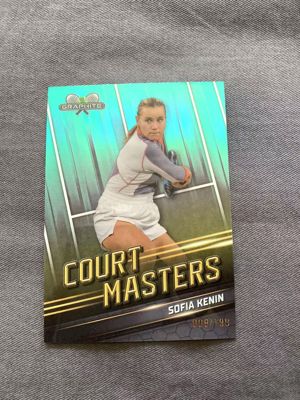 2024 Topps Graphite 石墨 Sofia Kenin 索菲娅 克宁 Court Masters 特卡 /199编 青折 收藏必备 戴戴