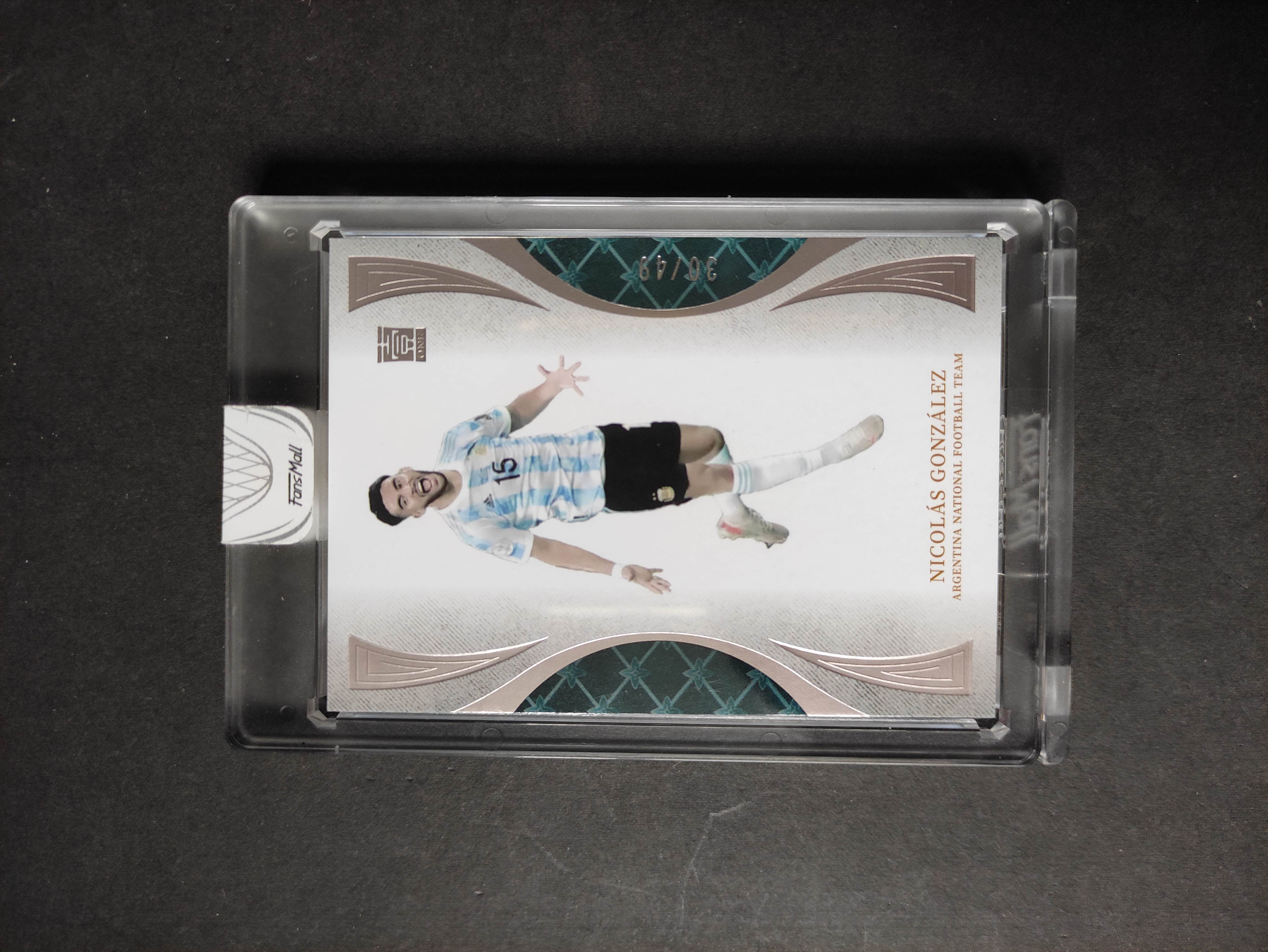 2022 FANSMALL 壹 NICOLAS GONZALEZ 【进击卡社】范斯猫 世界杯 壹系列 阿根廷 尼古拉斯 冈萨雷斯 限量30/49编 原封砖 专收必备