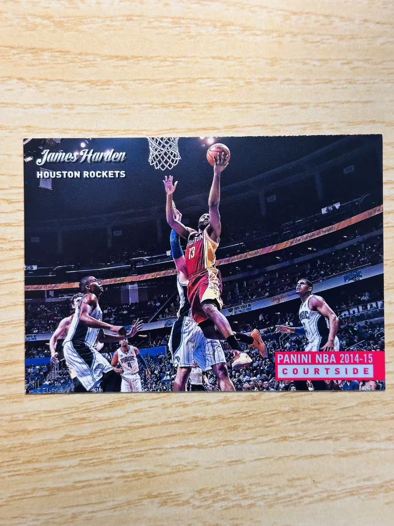 2014 Panini nba James Harden 嘿嘿代卖 詹姆斯 哈登 横版 场边特卡 火箭 登哥 收藏必备