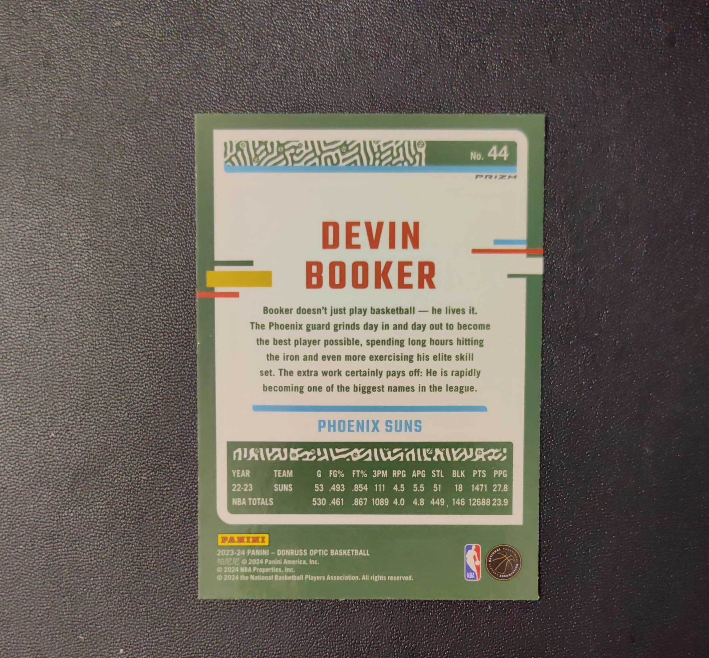 2023-24 Panini Optic Devin Booker 太阳 德文 布克 optic 棋盘折 大比例 ssp 折射 大比例 SP 东契奇 sga 库里 文班亚马 詹姆斯