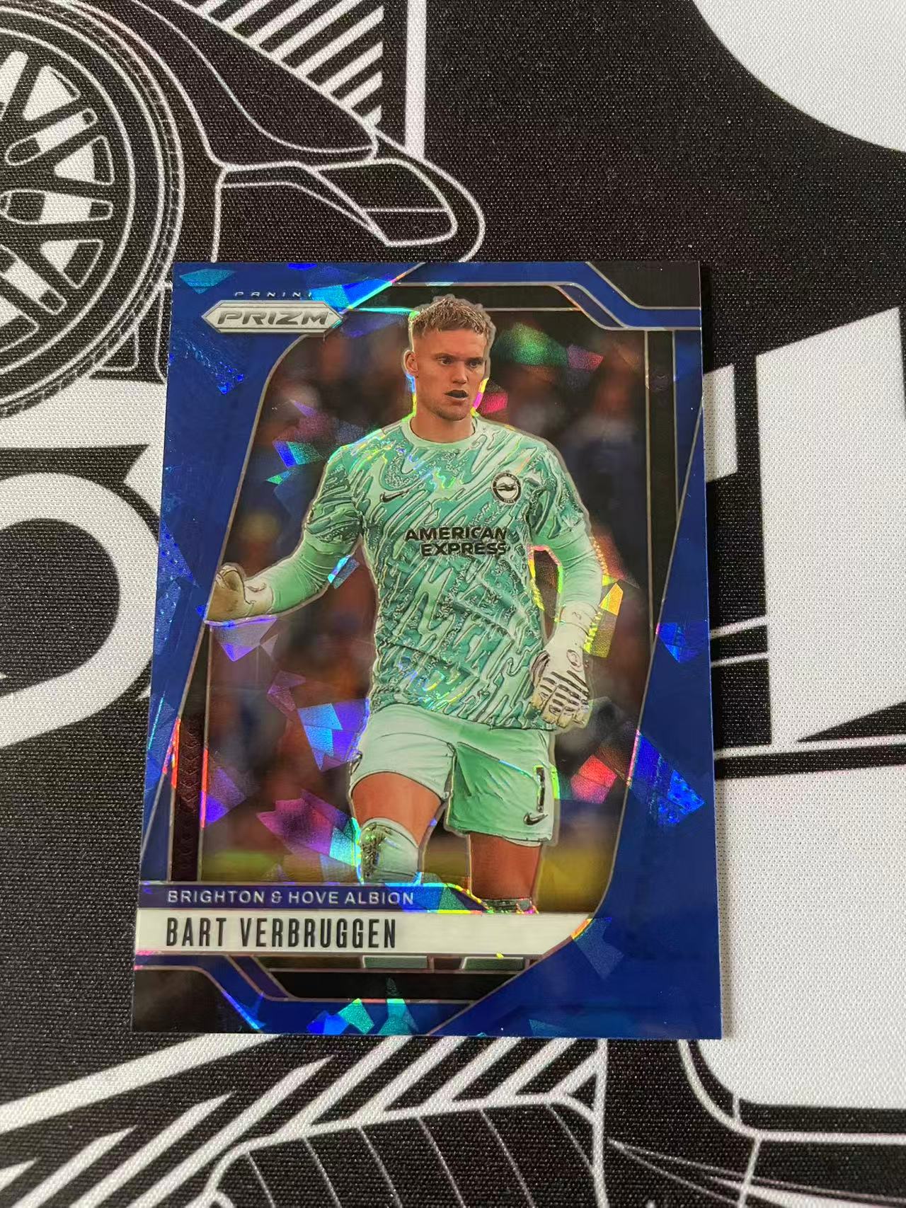 2024-25 Panini Prizm Bart Verbruggen 帕尼尼 英超 PZ 布莱顿 费布鲁亨 维尔布鲁根 蓝碎冰折 25/75 折射 卡品如图 凑套必备