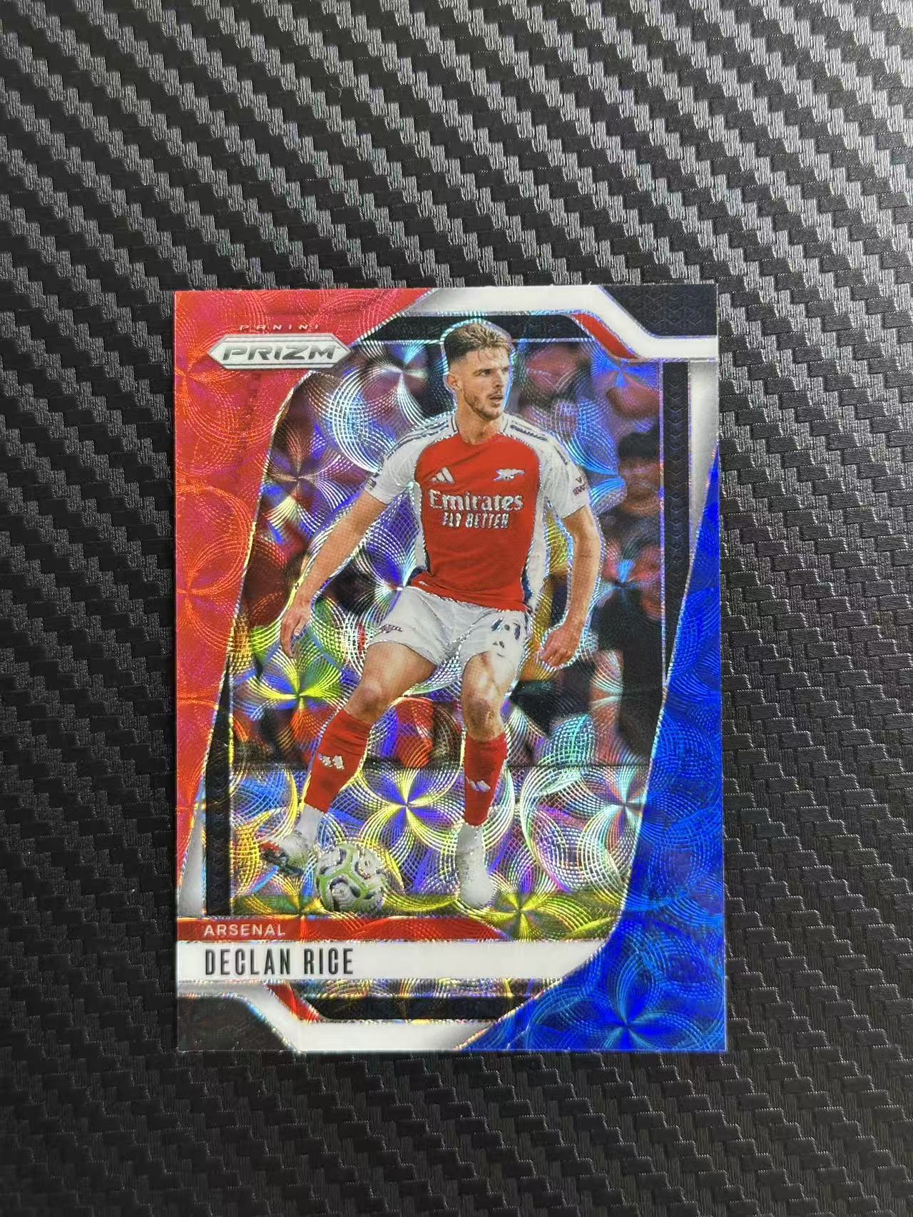 2024-25 Panini Prizm Declan Rice 英超pz 阿森纳 赖斯 三色折 圈圈折 猝死独占 折射 卡品如图 拍前看描述