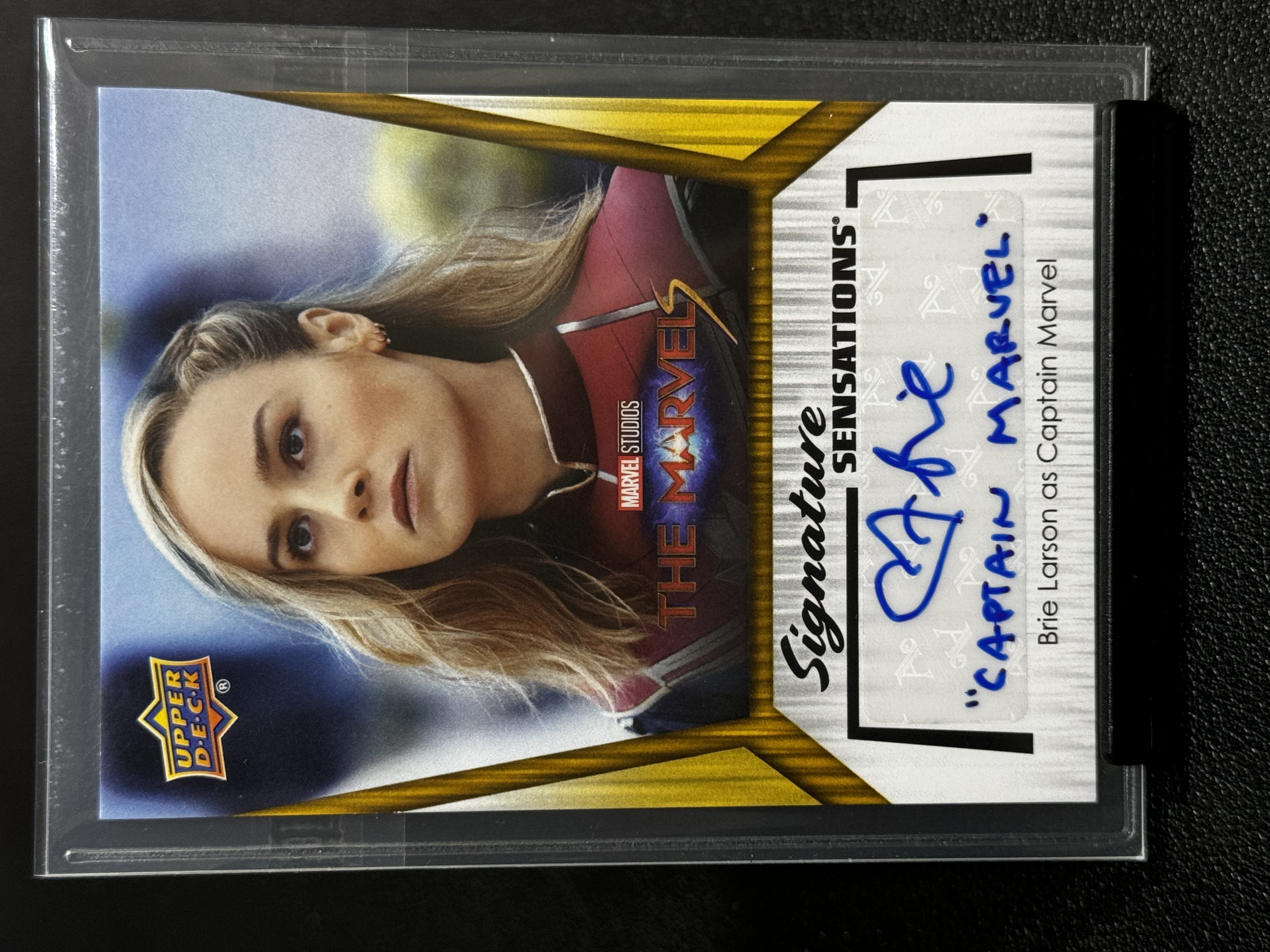 2024 Upper Deck Marvel (MCU) The Marvels UD 漫威 影视 惊奇队长2 演员 签字 Auto 铭文签 布丽・拉尔森 Brie Larson LWLP