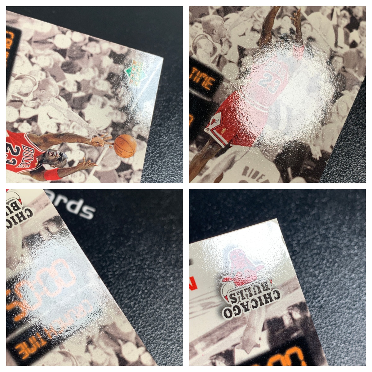 【元宇宙拍卖】张张总215:1997-98 Upper Deck Michael Jordan 芝加哥公牛 迈克尔 乔丹 Crunch Time 绝杀时刻特卡 经典老卡 瑕疵如图 收藏必备