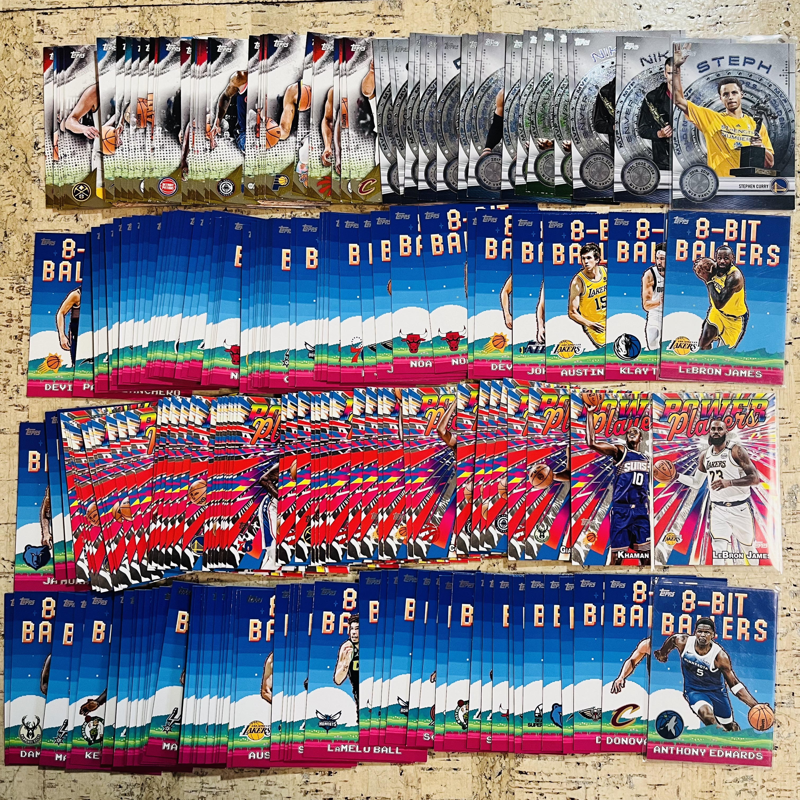 2025-26 Topps Flagship Stephen Curry RC 新秀 现役 特卡 200张大打包 斯蒂芬 库里 勒布朗 詹姆斯 爱德华兹 此标无膜无夹【小卡迷拍卖 可累积半年】