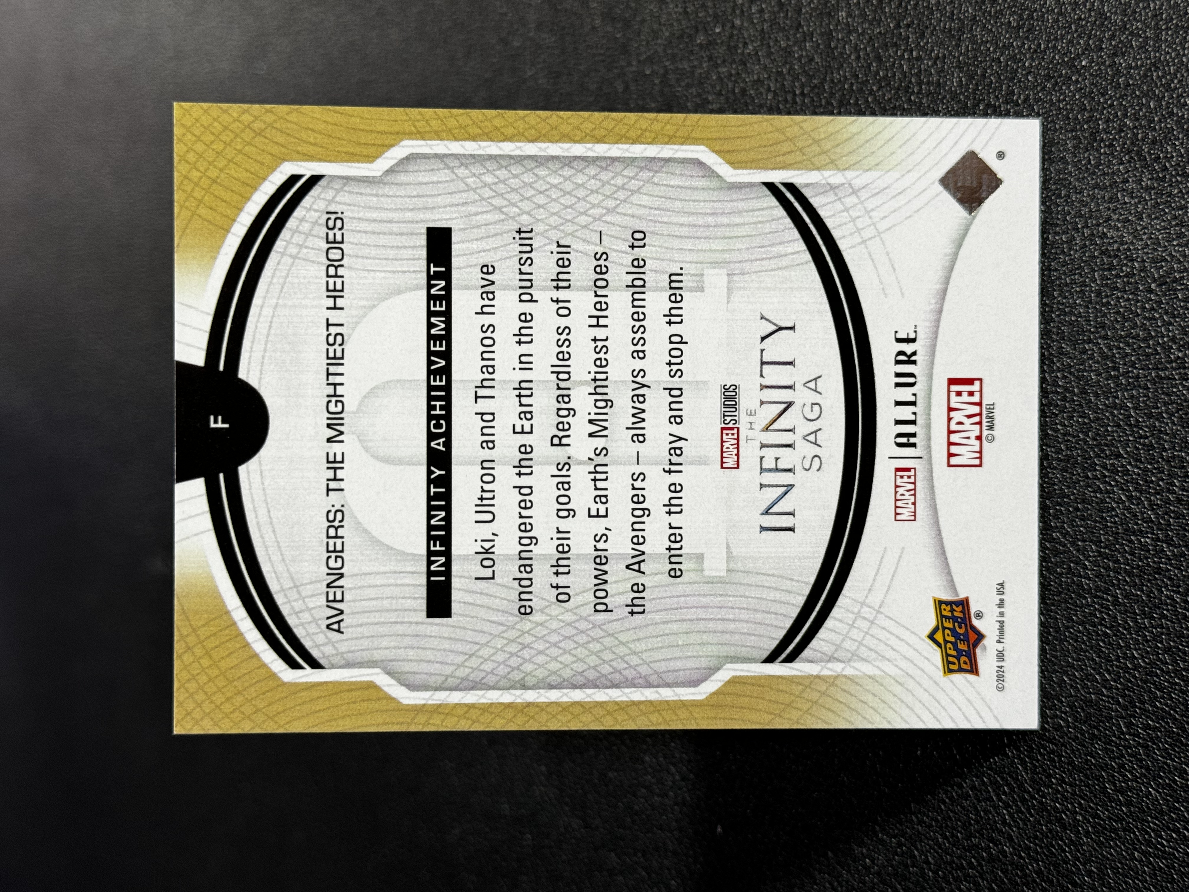 2022 Upper Deck Marvel (MCU) Allure UD 漫威 小黑钻 ePack电子包成就兑换奖励卡 成就卡 Avengers 复联 Ironman 钢铁侠 美队 等 LWLP