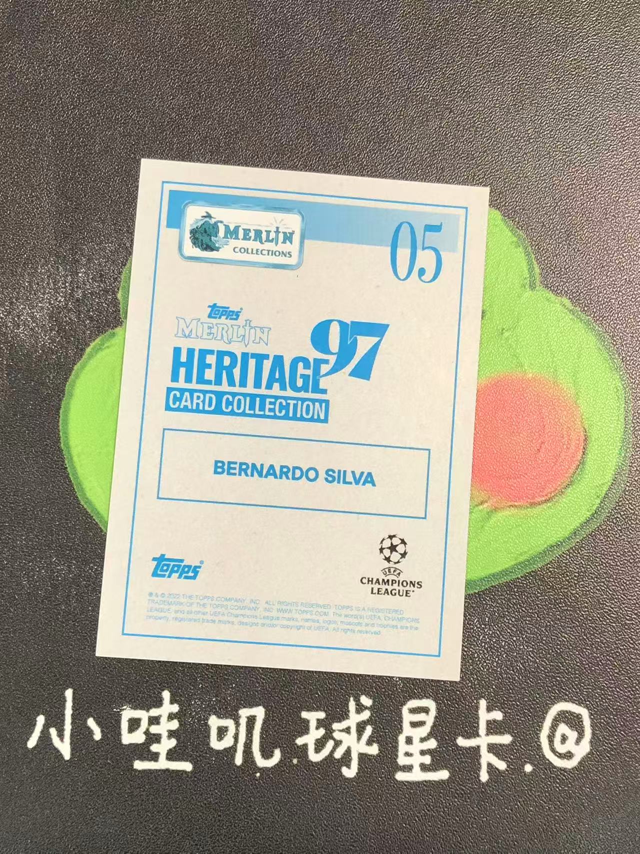 2021-22 Topps Merlin Bernardo Silva 欧冠 梅林 曼城 贝尔纳多 席尔瓦 49编 微瑕如图【ZYP代拍】LS90