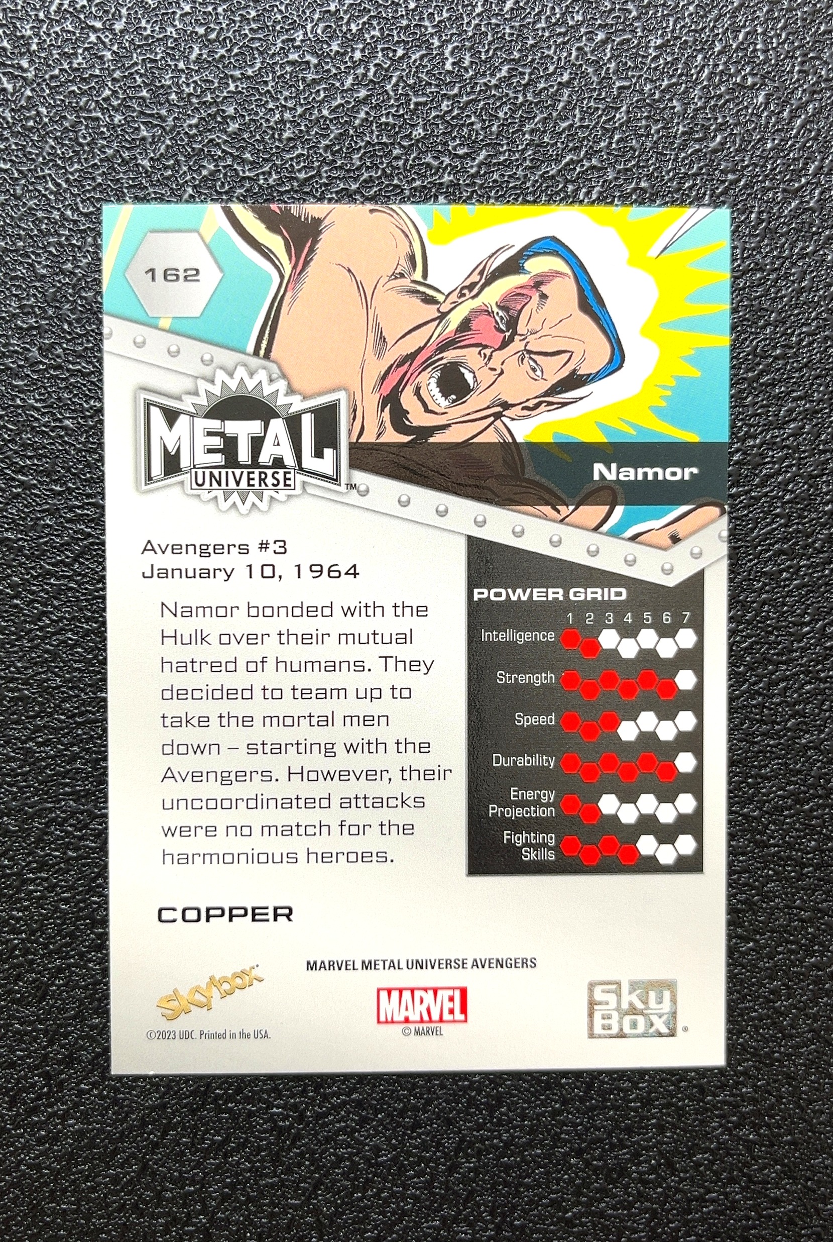 【岛屿拍卖】2023 Skybox Metal Universe Namor 纳摩 卡品如图 高价值 #162 0002#448