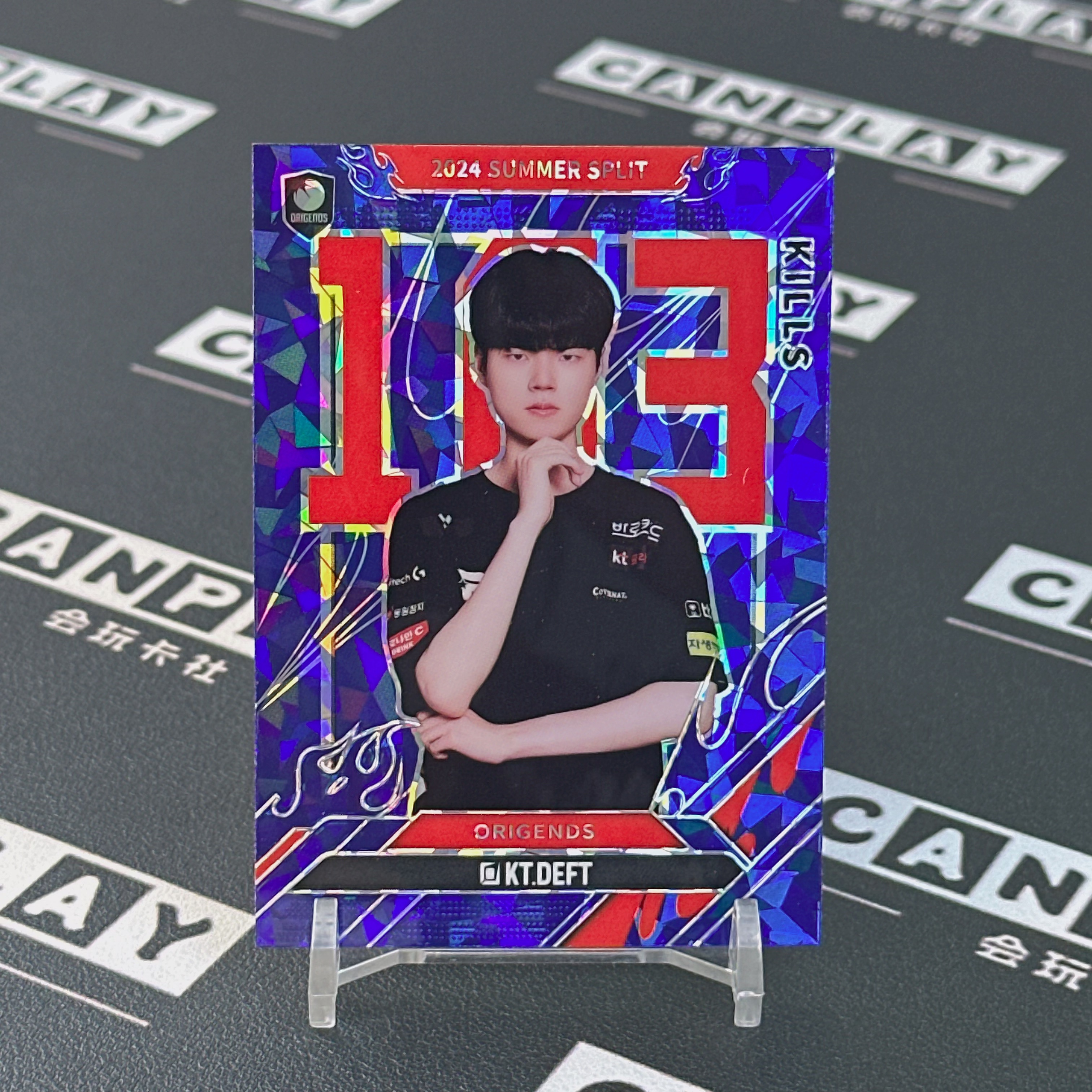 2025 Buffun LPL Deft 【会玩卡社不累计】英雄联盟 LCK选手卡 光启 KT.DEFT 数据特卡 13/25 HW2588