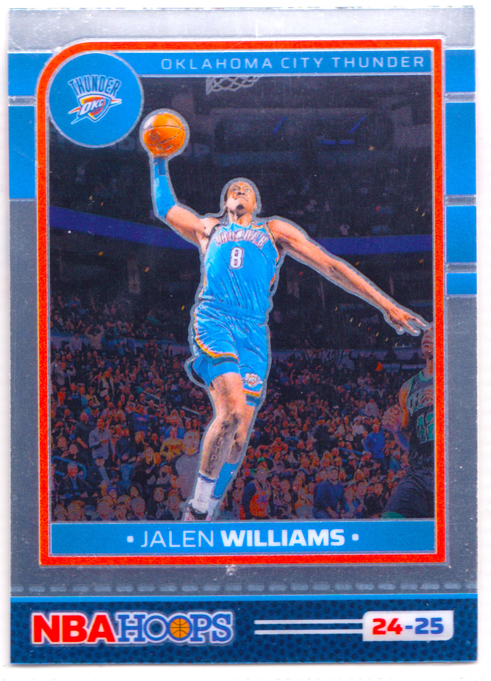 【ABC1 Card Market】2024-25 Panini Hoops Jalen Williams 杰伦 威廉姆斯 Oklahoma City Thunder 雷霆 Premium Stock #201 XK12214