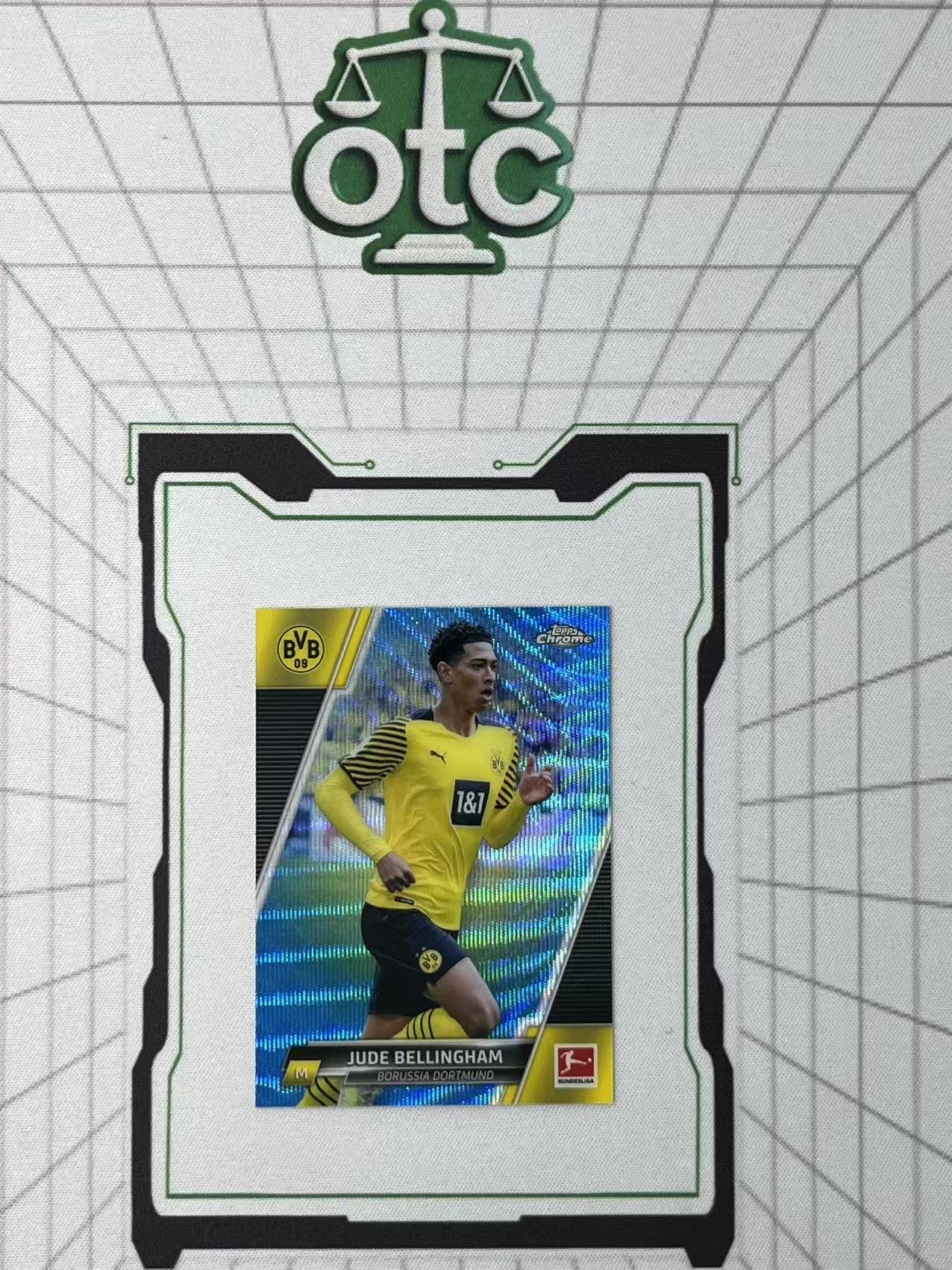 2022 Topps Chrome Jude Bellingham 【盎司收藏】德甲 祖德 贝林厄姆 150编 青波纹折 多特蒙德 皇马 英格兰 皇家马德里 伯明翰 JJ27