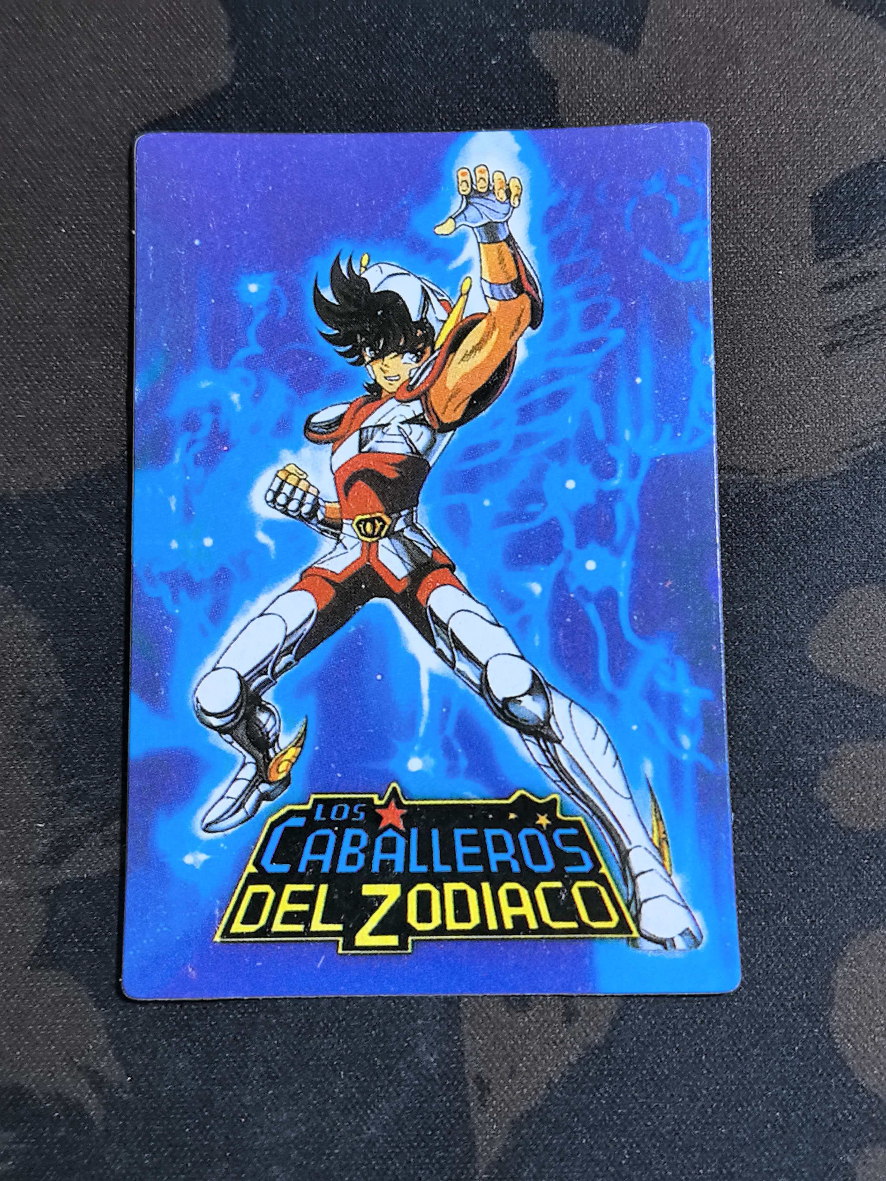圣斗士星矢 Los Caballeros del Zodiaco Saint Seiya 天田印刷加工株式会社 中古收藏卡 天马座青铜圣斗士 星矢 编号0009 闪卡 默认微瑕 卡品如图