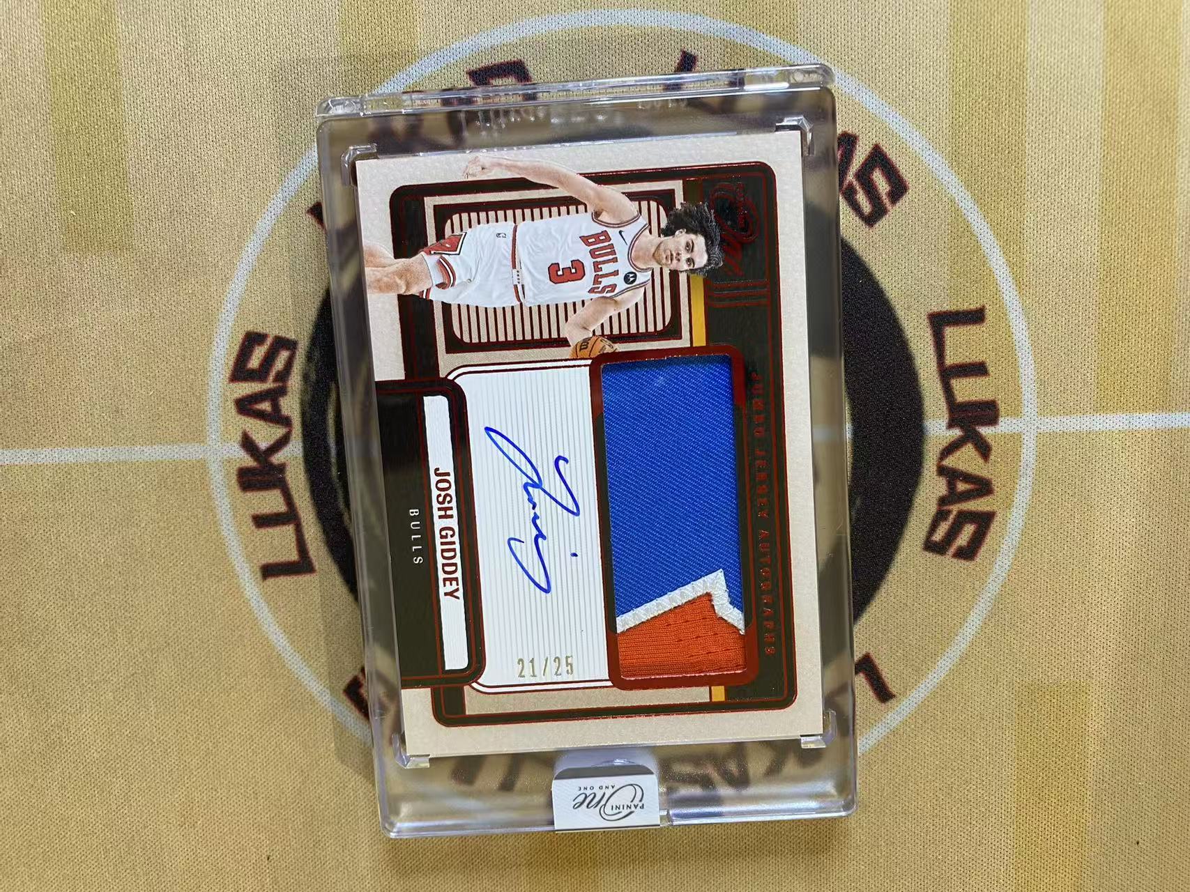 撸卡厮 Lukas 2425 one 公牛 悍将 未来魔术师 约什 吉迪 Josh Giddey 25编 patch 球衣 签字卡 卡签 PA 暴力切割 原封砖(nq)