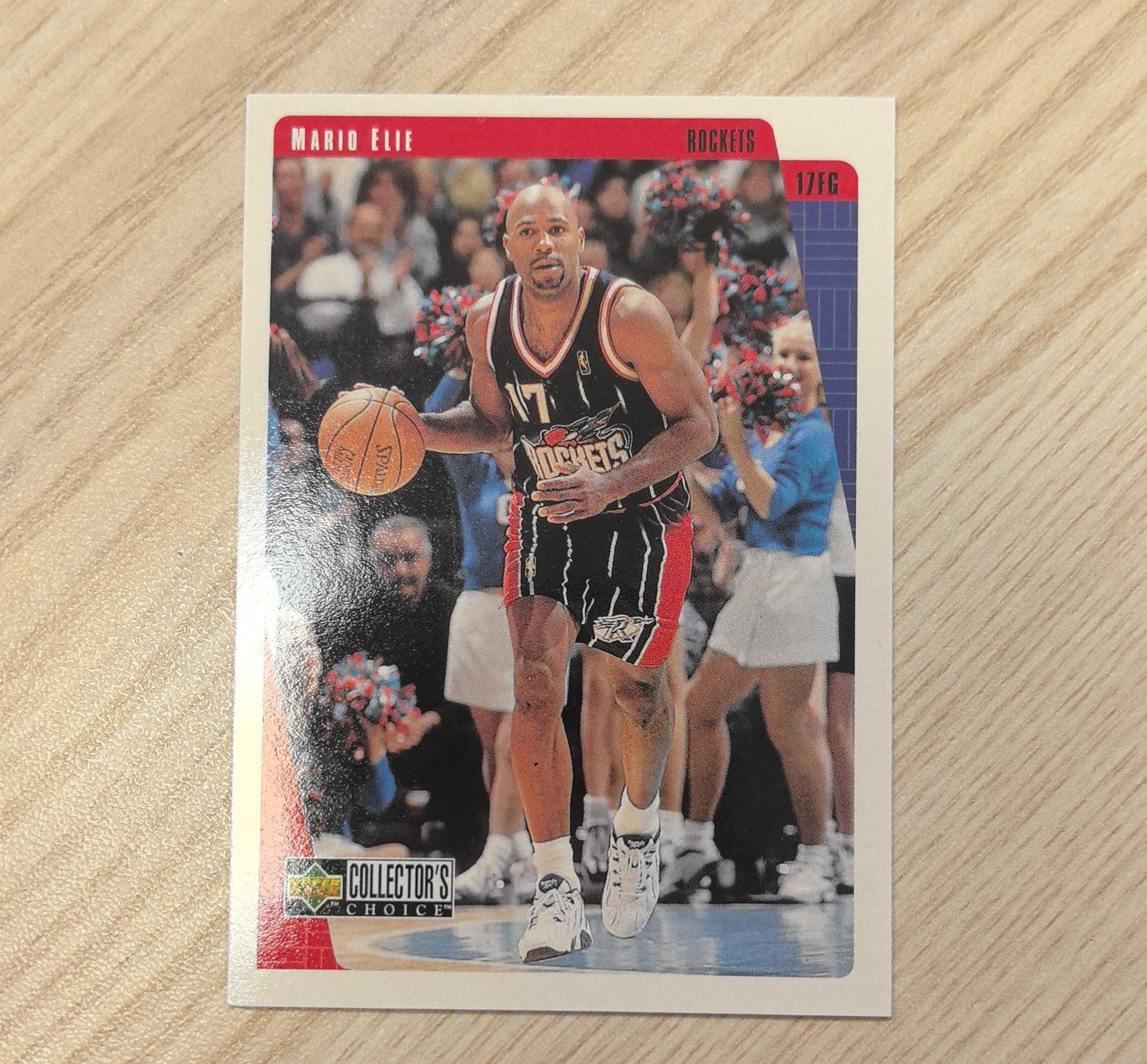 1997-98 Upper Deck Collector's Choice Mario Elie 马里奥·埃利 UD99年随马刺夺冠死亡之吻 邓肯和罗宾逊身边的好帮手先后效力于76人开拓者火箭勇士太阳