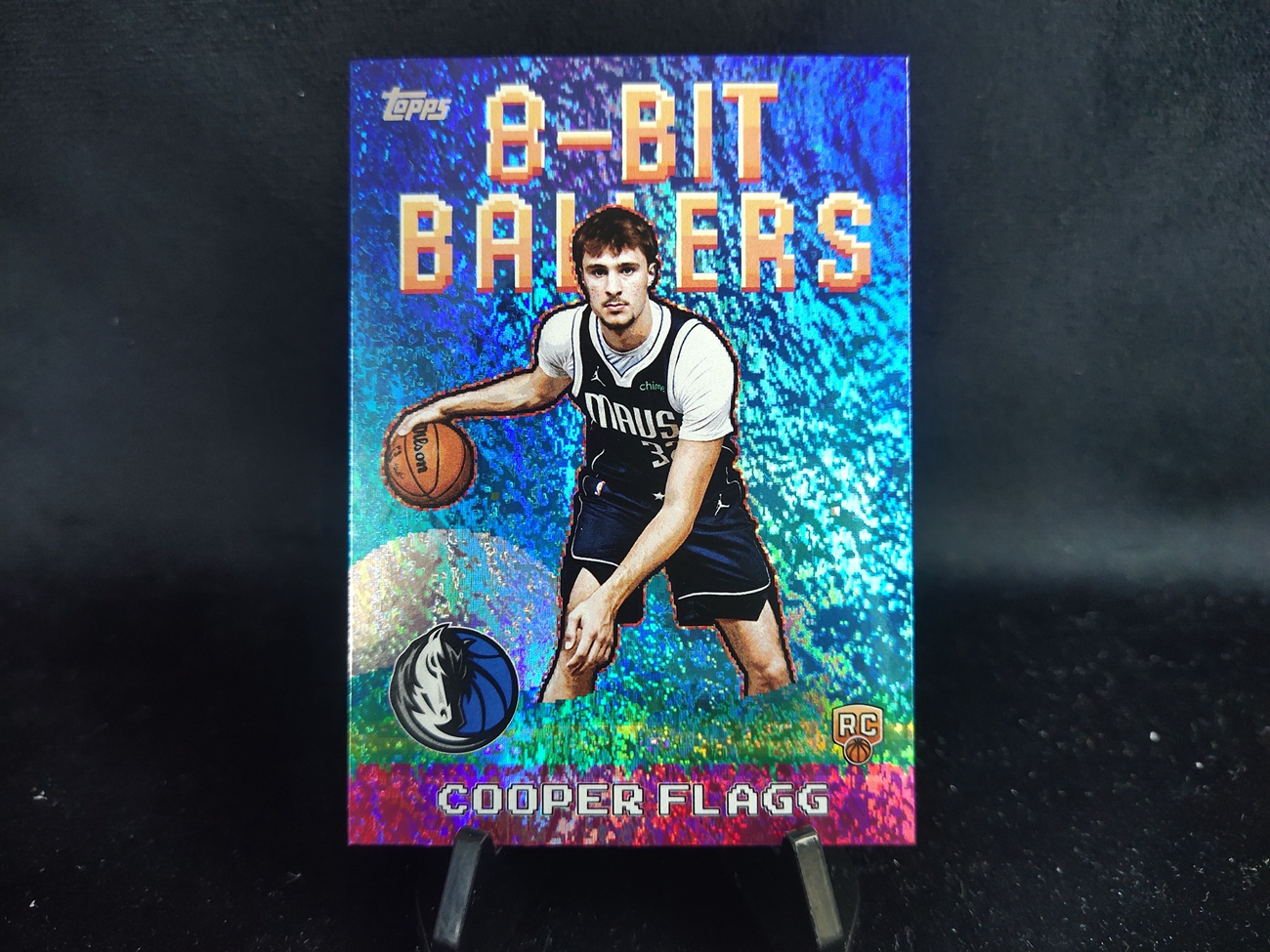 1-26 wgognn 32 【钢蛋儿拍卖】 topps 2025-26 Basketball Flagship 独行侠  RC 新秀 8位像素 8-Bit Ballers 折射 库珀 弗拉格 Cooper Flagg 卡品如图