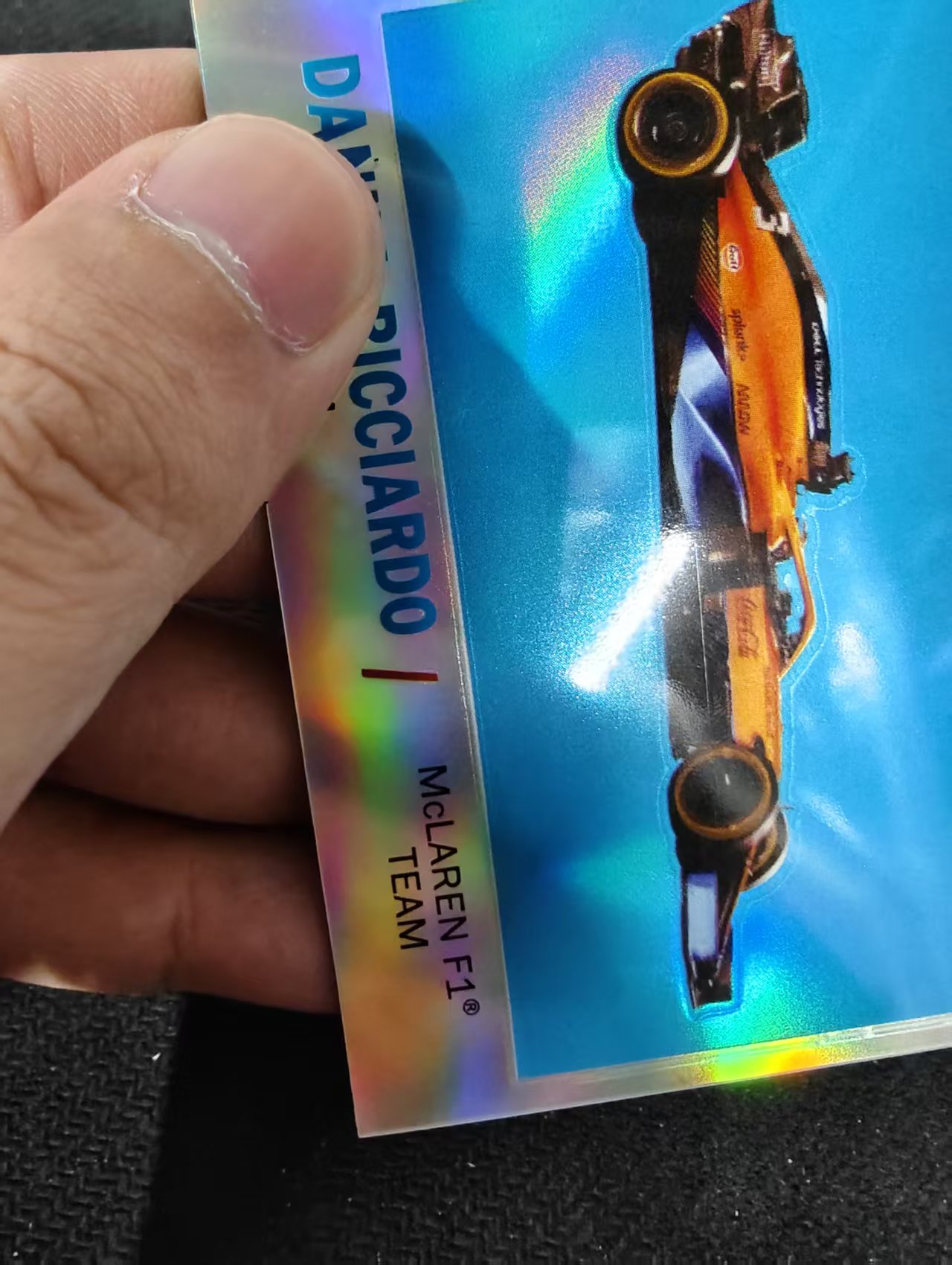 2021 Topps Chrome F1 Daniel Ricciardo 丹尼尔 里卡多 银折 F1 划痕 边角瑕疵 #DR