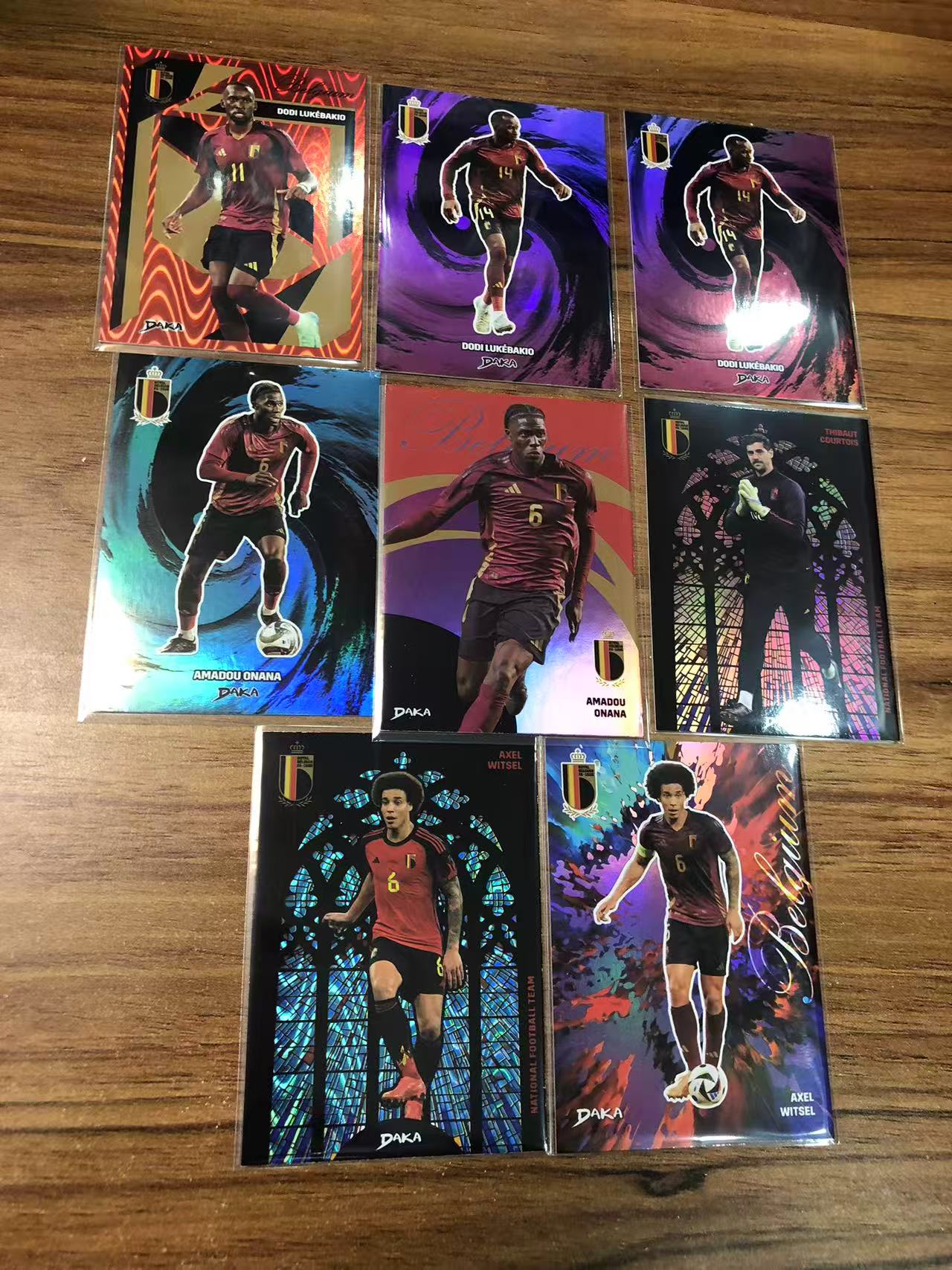 2025 DAKA JSY-10 Castello Lukeba 达咖 比利时国家队盒 卢卡巴 奥纳纳等好人 8张全部带编 打包LOT 卡品不保6【ZYP代拍】R586
