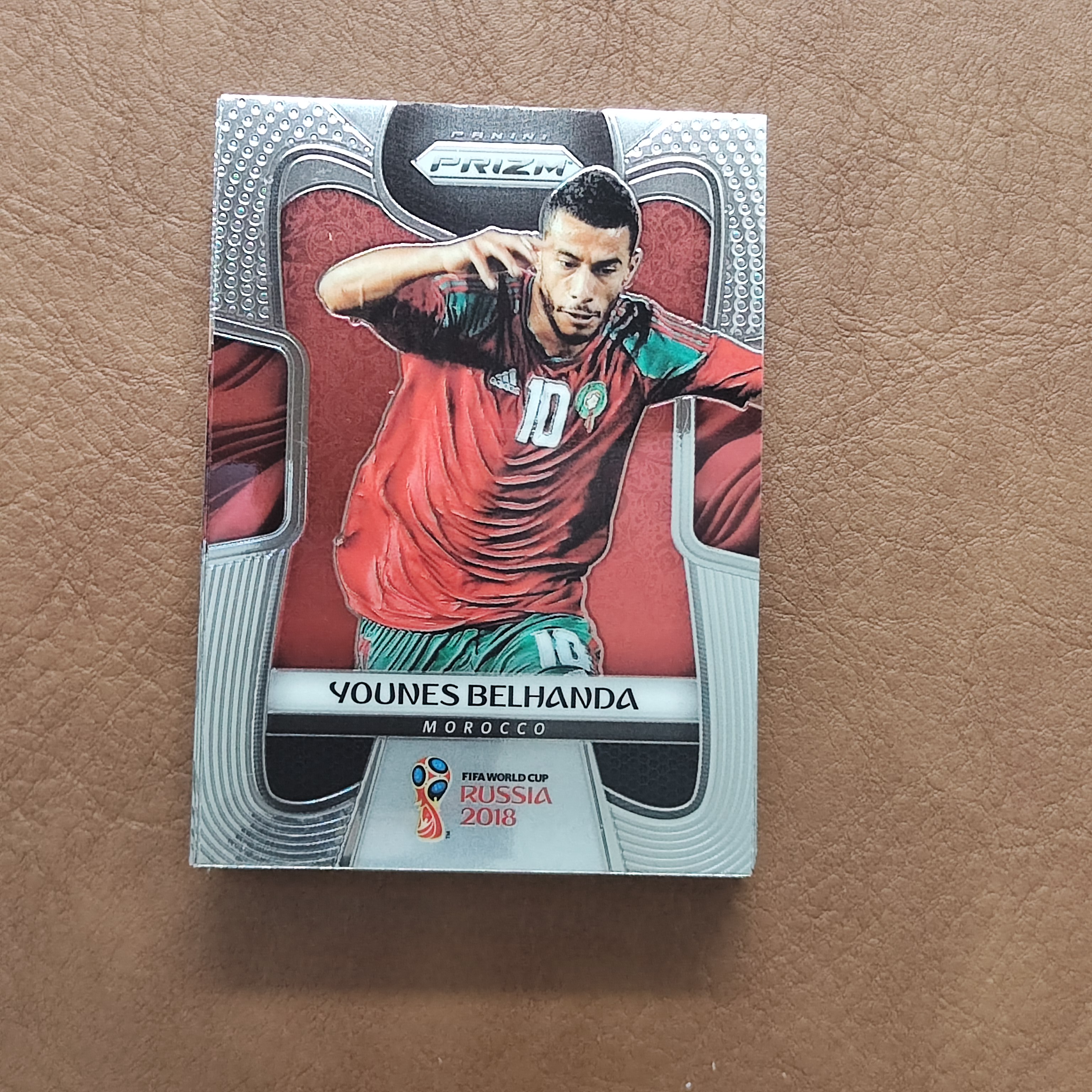 2018 panini Prizm Fifa World Cup 俄罗斯世界杯 Younes Belhanda 尤尼斯 贝尔汉达 摩洛哥  卡品如图 Y0038