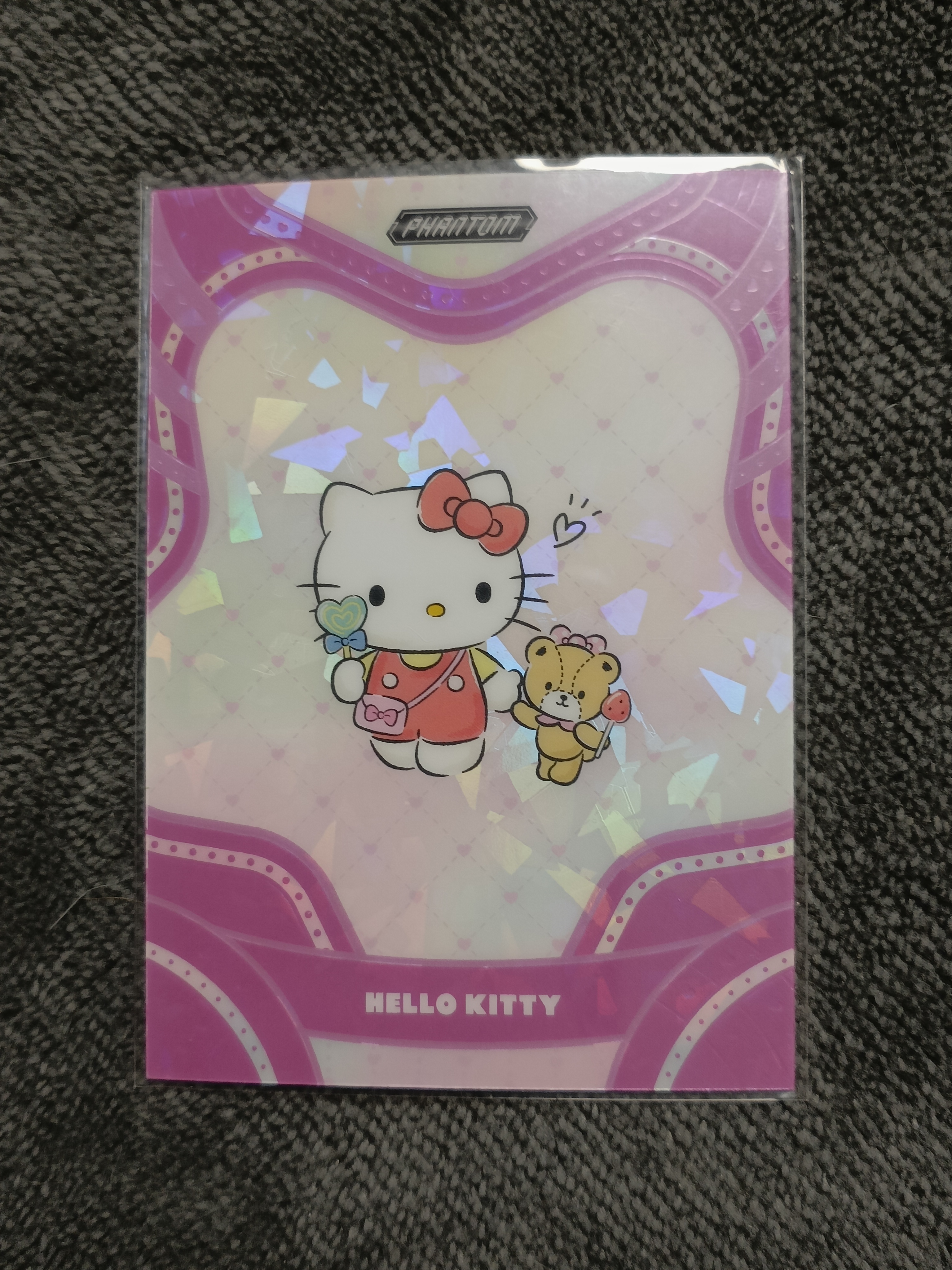 2023 Kakawow PHANTOM 三丽鸥家族系列收藏卡 HELLO KITTY 凯蒂猫 【谦谦拍卖】PSA-IPU-20 紫折 111/115编 秋鹿