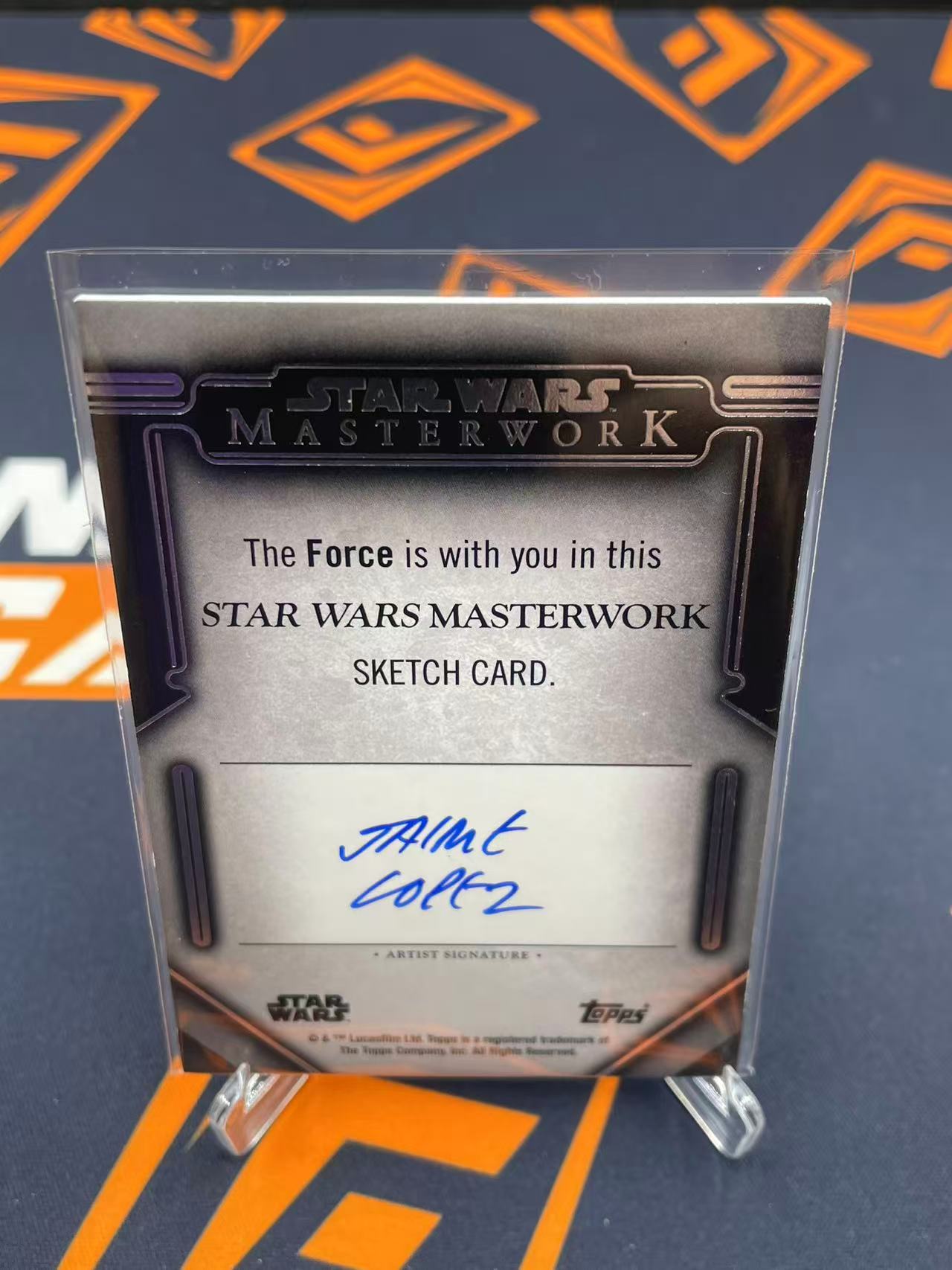 2026 Star Wars Topps 星球大战 Masterwork 大师杰作 手绘卡 Sketch 【缇缇代拍】 1/1编 暴风兵 Stormtrooper 画师 Jaime Lopez 天空城
