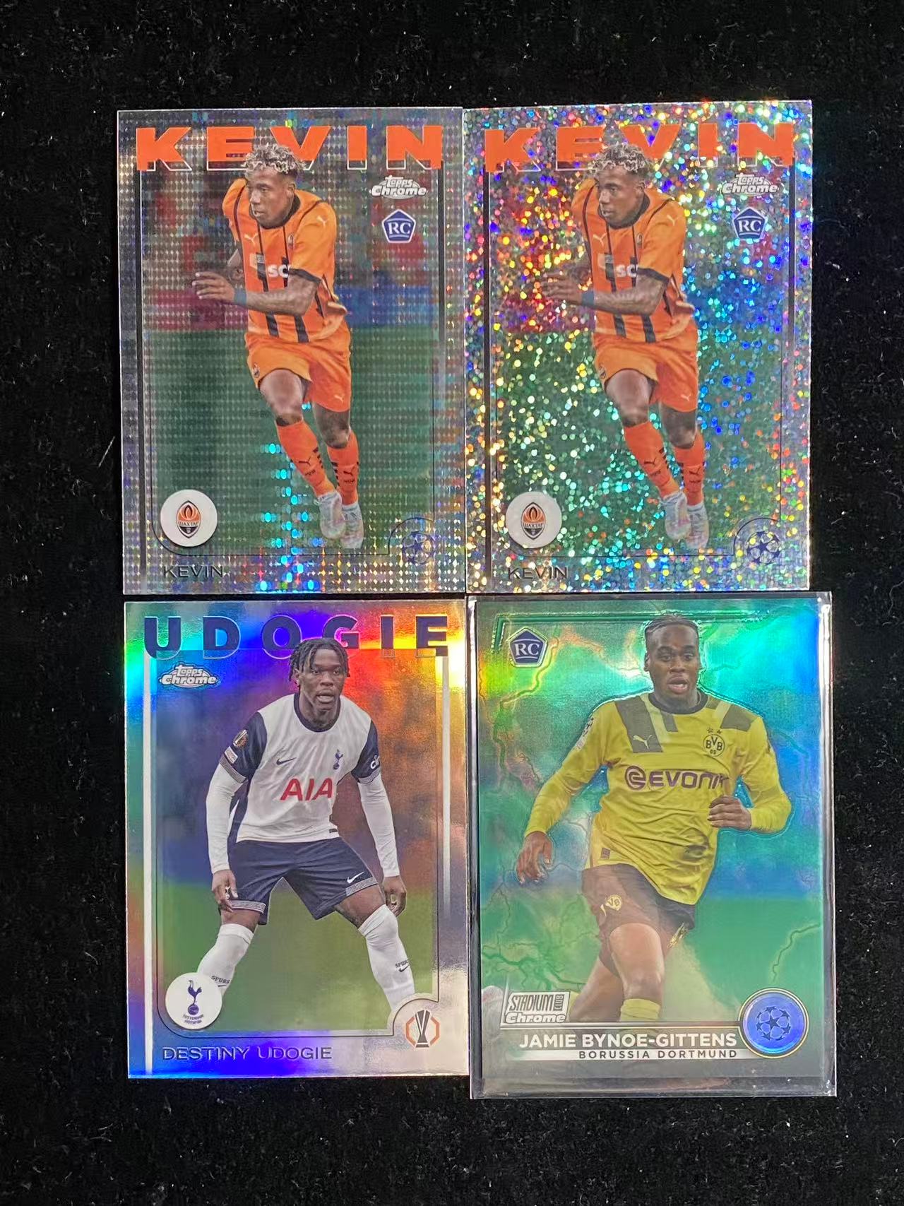 2023 Topps Chrome Kevin RC 【大彪代拍预付90%】新秀 凯文 脉冲折碎点折 德斯蒂尼乌多基吉滕斯 银折 lot 周小开