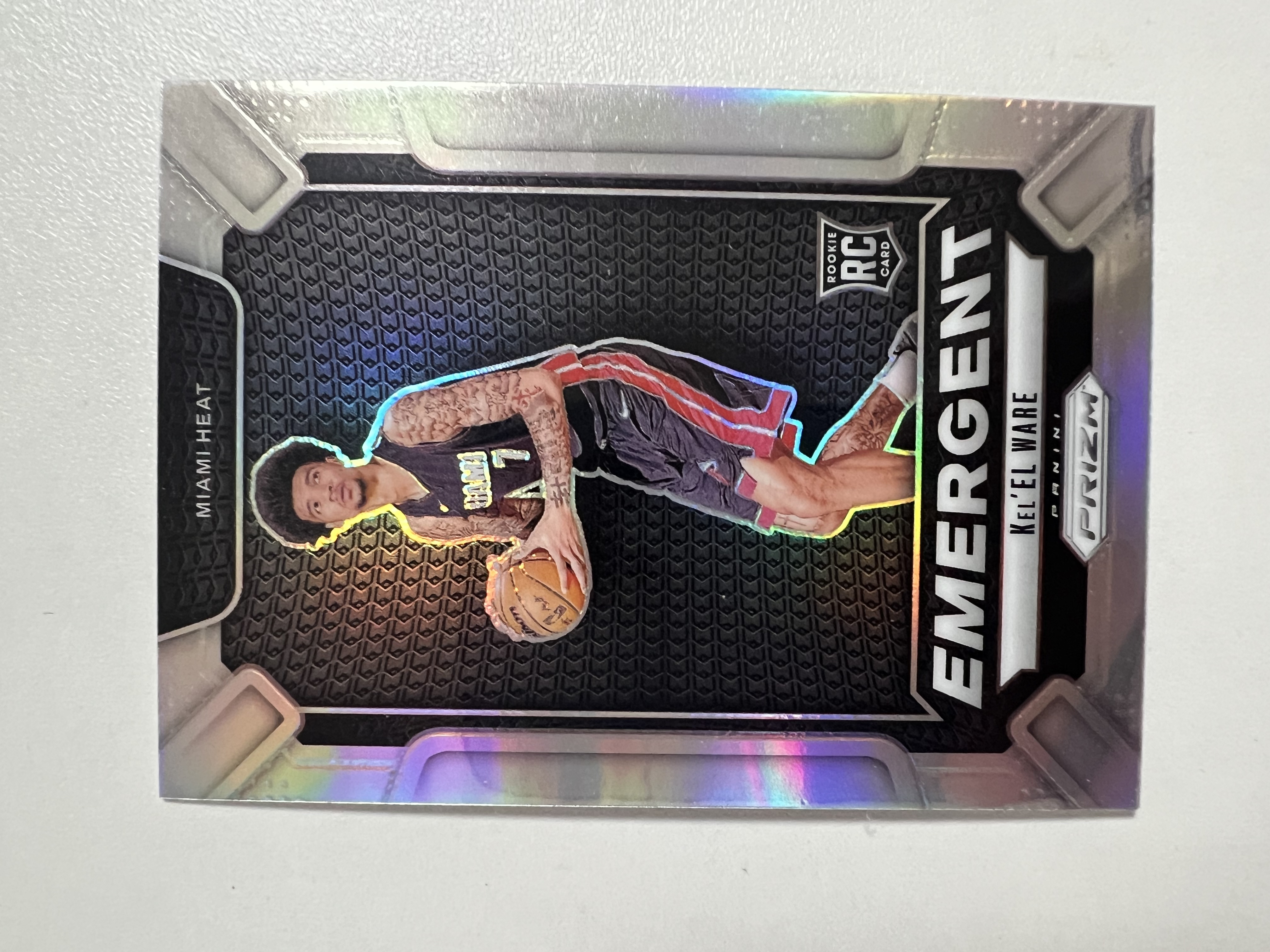 2024-25 Panini Prizm Kel'el Ware RC 凯莱尔韦尔 热火 新秀年 银折 PZ系列 HH03 收藏凑套 卡品如图