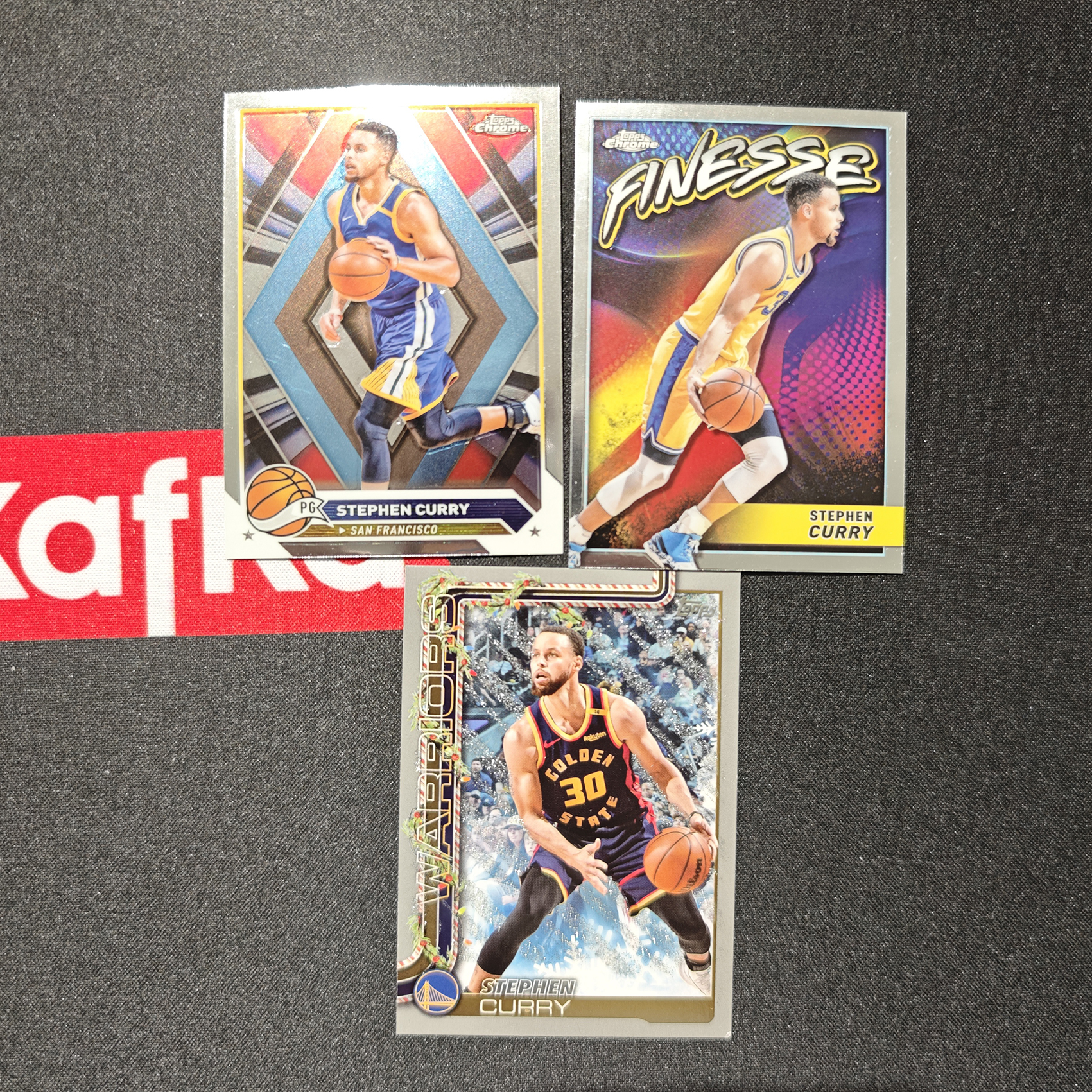 2025-26 topps flagship 斯蒂芬 库里 假日折射 chrome 特卡 打包 lot 【立抖2