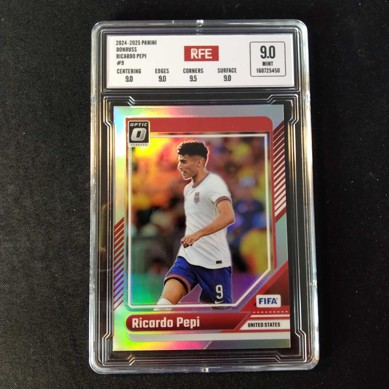 2024-25 Panini Donruss 里卡多 佩皮 评级卡 美国梦之队 折射 实卡精美稀有 品质保障 投资收藏必备 生日礼物 【KUROKO】