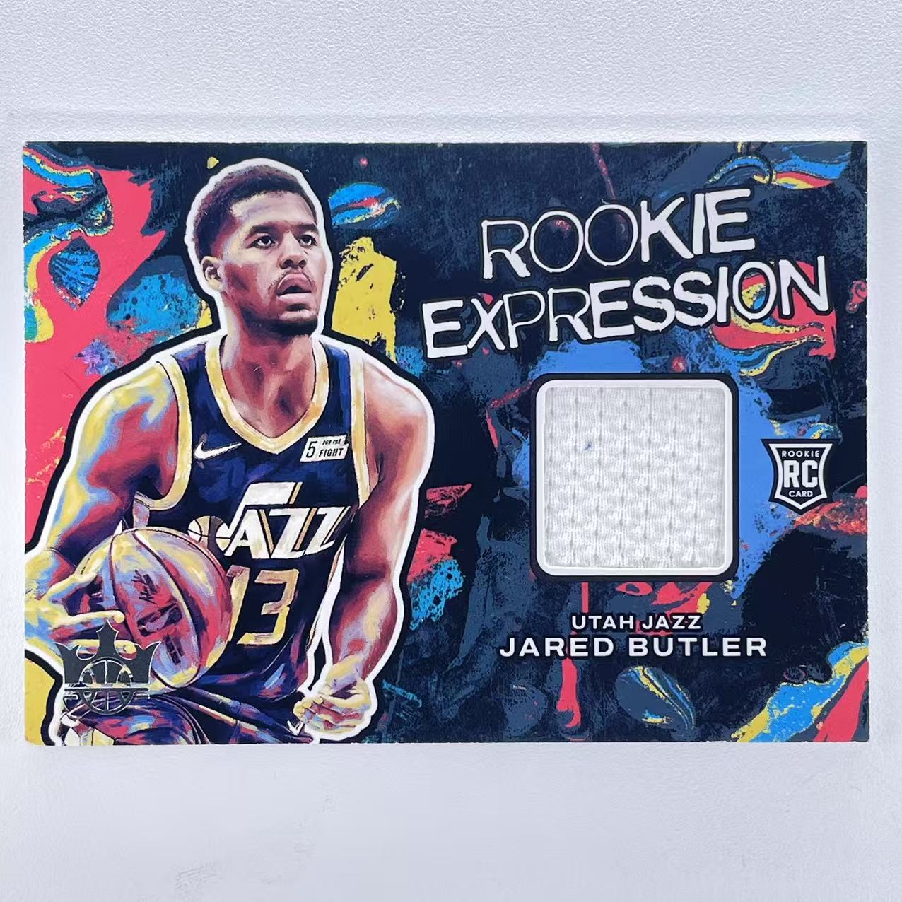 V  2021-22 Panini Court Kings Jared Butler RC 吉米 巴特勒 物料 球衣切割 新秀 爵士队 油画 轻印如图 NBA 众孚天猪#