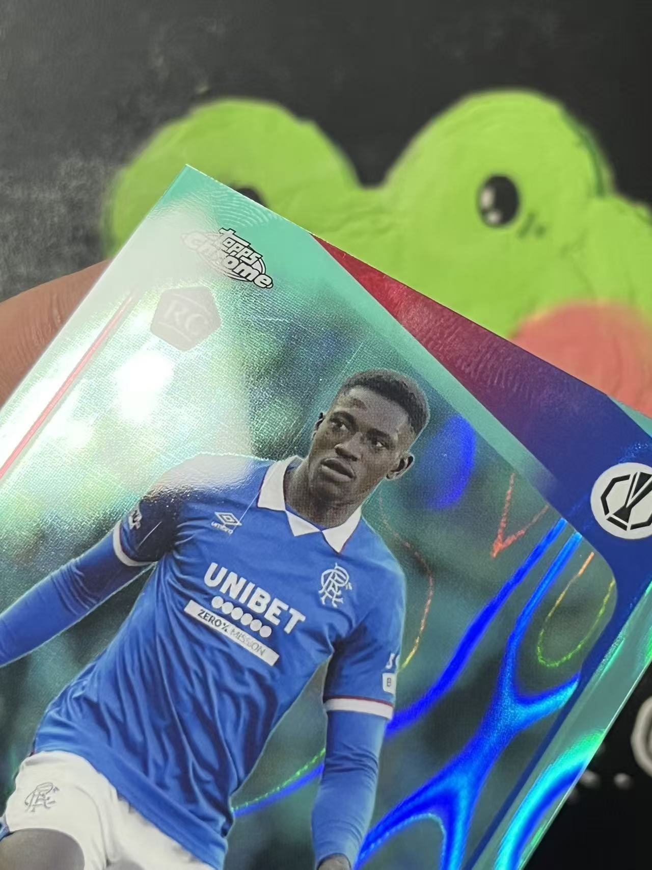 2026 Topps Topps Nasser Djiga 欧冠 格拉斯哥流浪者 纳赛尔 吉加 新秀 RC 199编 微瑕如图【ZYP代拍】羽羽