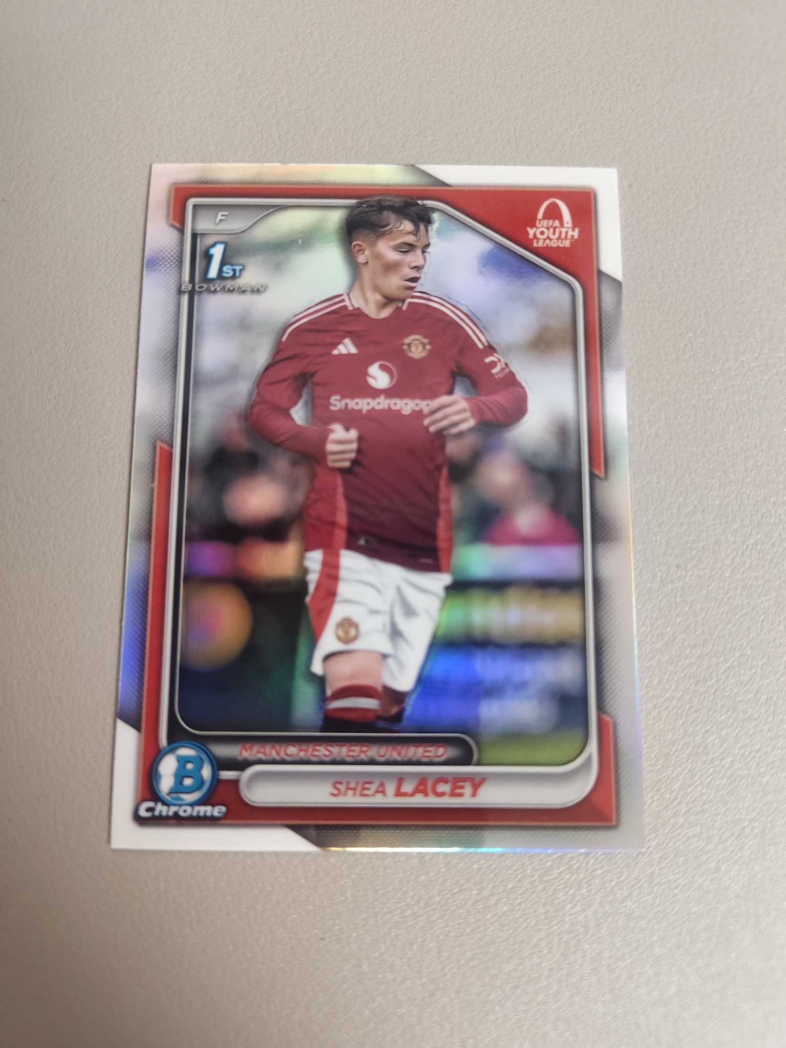 【佩妮拍卖】2024-25 Topps Chrome Shea Lacey 欧冠TC 曼联 谢恩莱西 欧青赛 银折 卡品如图 拍前请阅读描述 霏霏0516