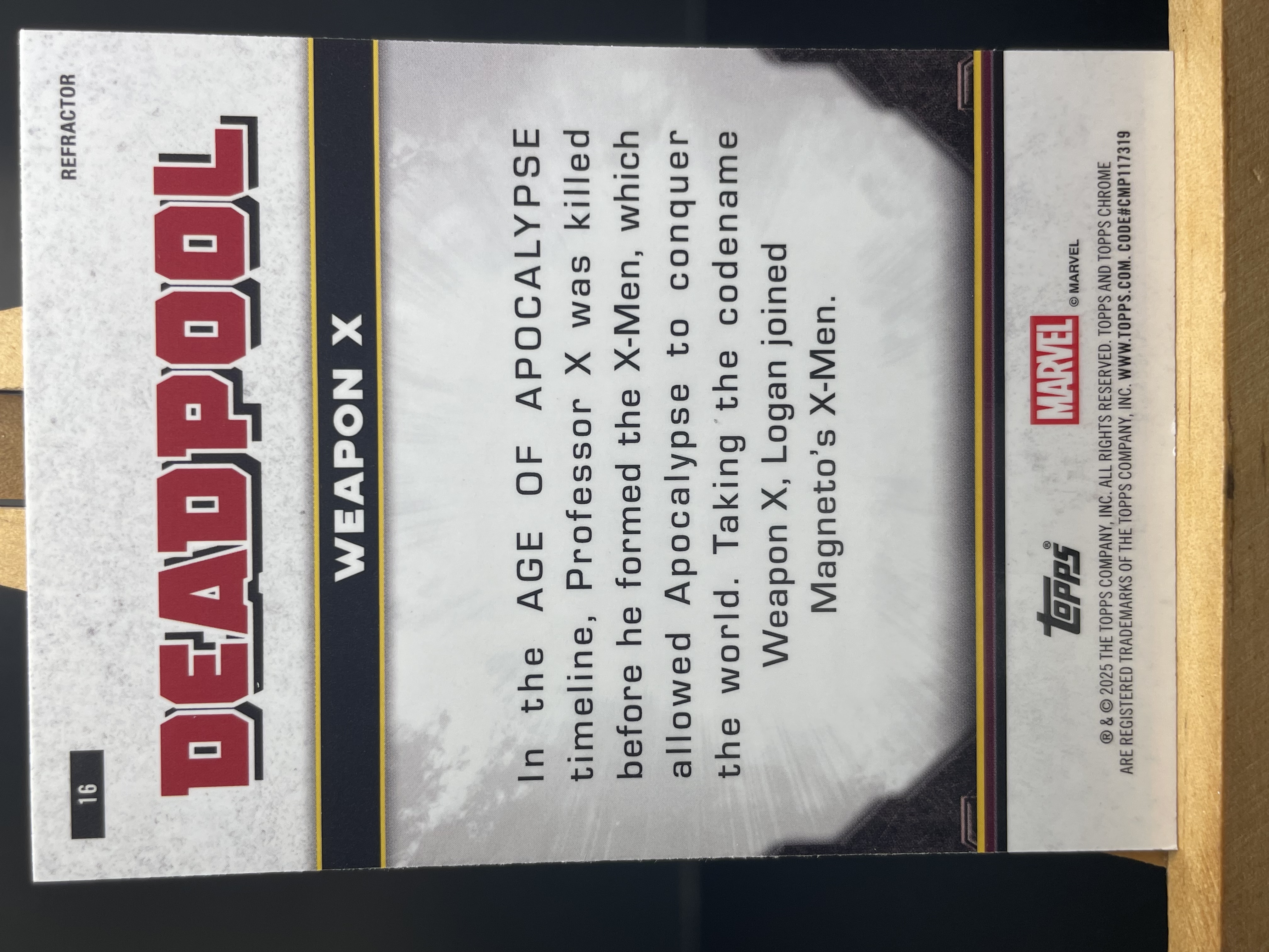 (B5)2025 TOPPS 折射 X武器 实卡好看 收藏凑套必备 卡品如图 !!!