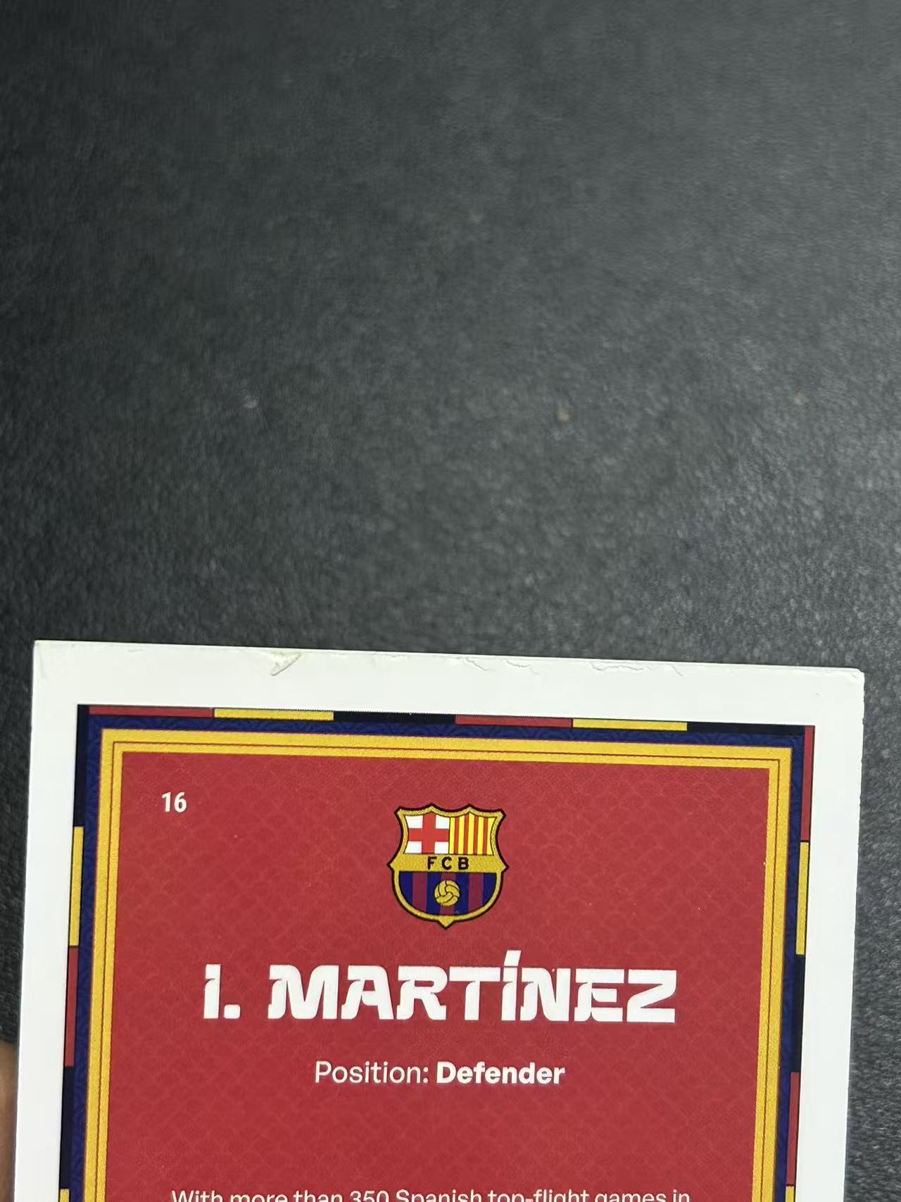 2024 Topps 巴萨龙年队盒 martinez 巴萨 限定队盒 巴塞罗那 马丁内斯 10编 超低编 瑕疵已拍 卡品如图 【隆冬强】