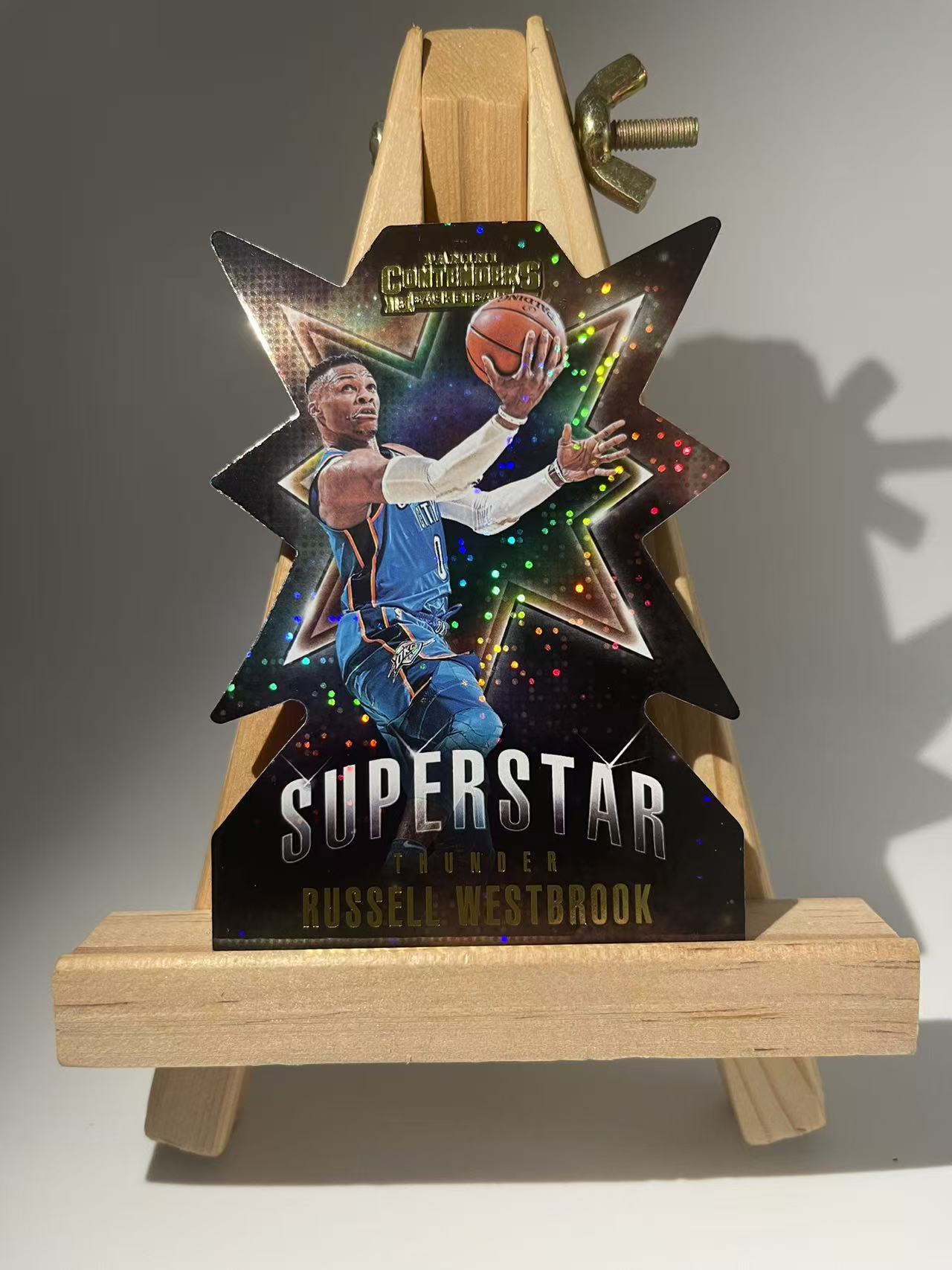 2018-19 Panini Contenders Russell Westbrook 雷霆 威斯布鲁克 威少 特卡 圣诞树 折射 点点折 实卡超帅!