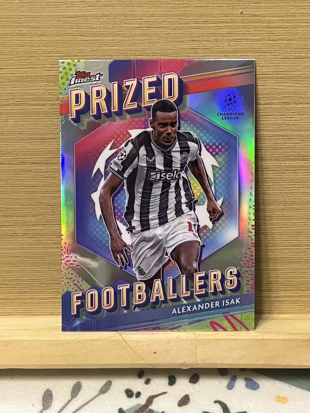 2024 Topps Finest Alexander Isak 伊萨克 纽卡斯尔联 特卡 银折 欧冠 实卡精美 卡品如图 LZ7