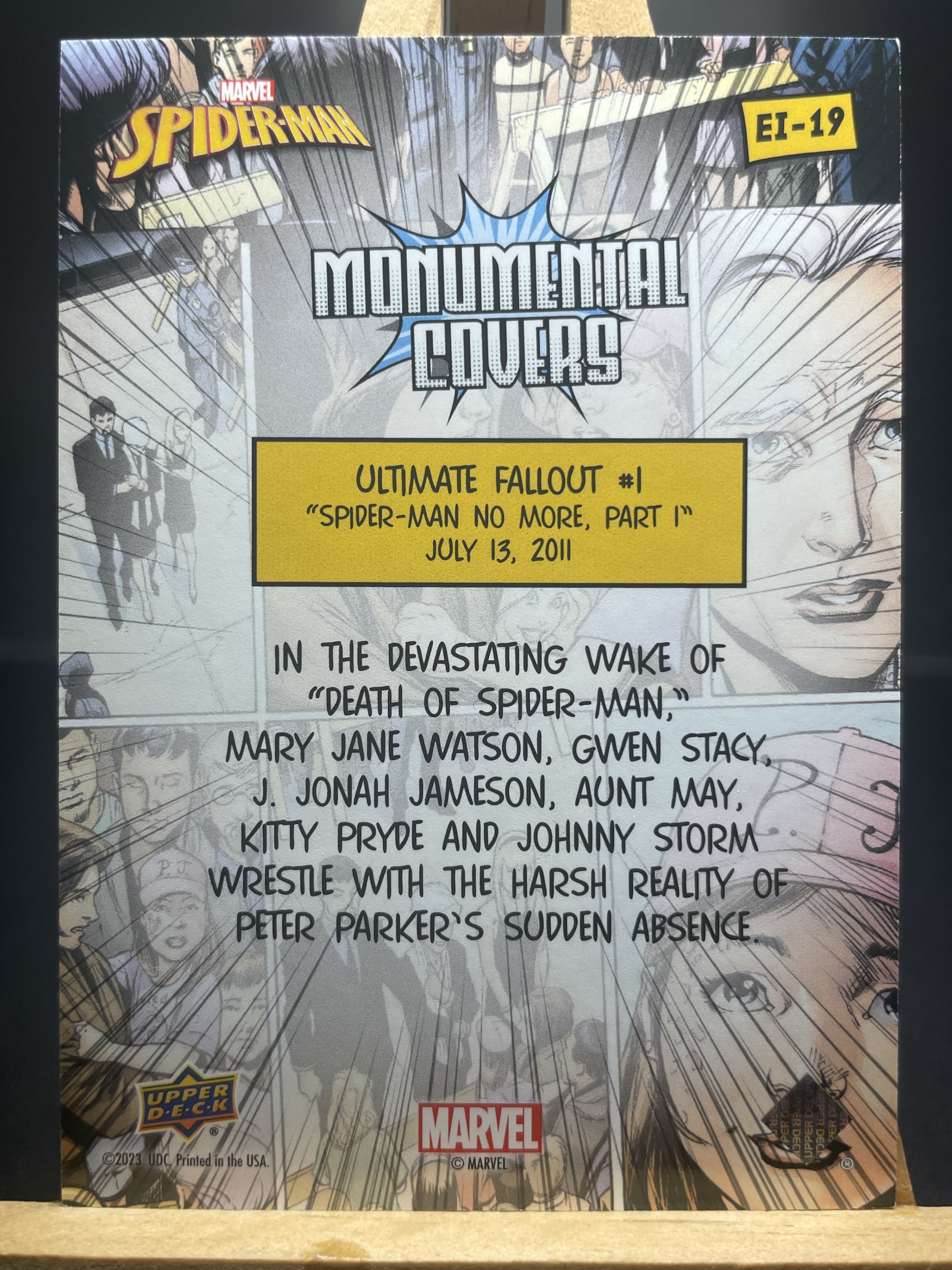 (B5) 2023 UPPER DECK 漫威 MARVEL 折射 封面 蜘蛛侠 收藏凑套必备 卡品如图!!!