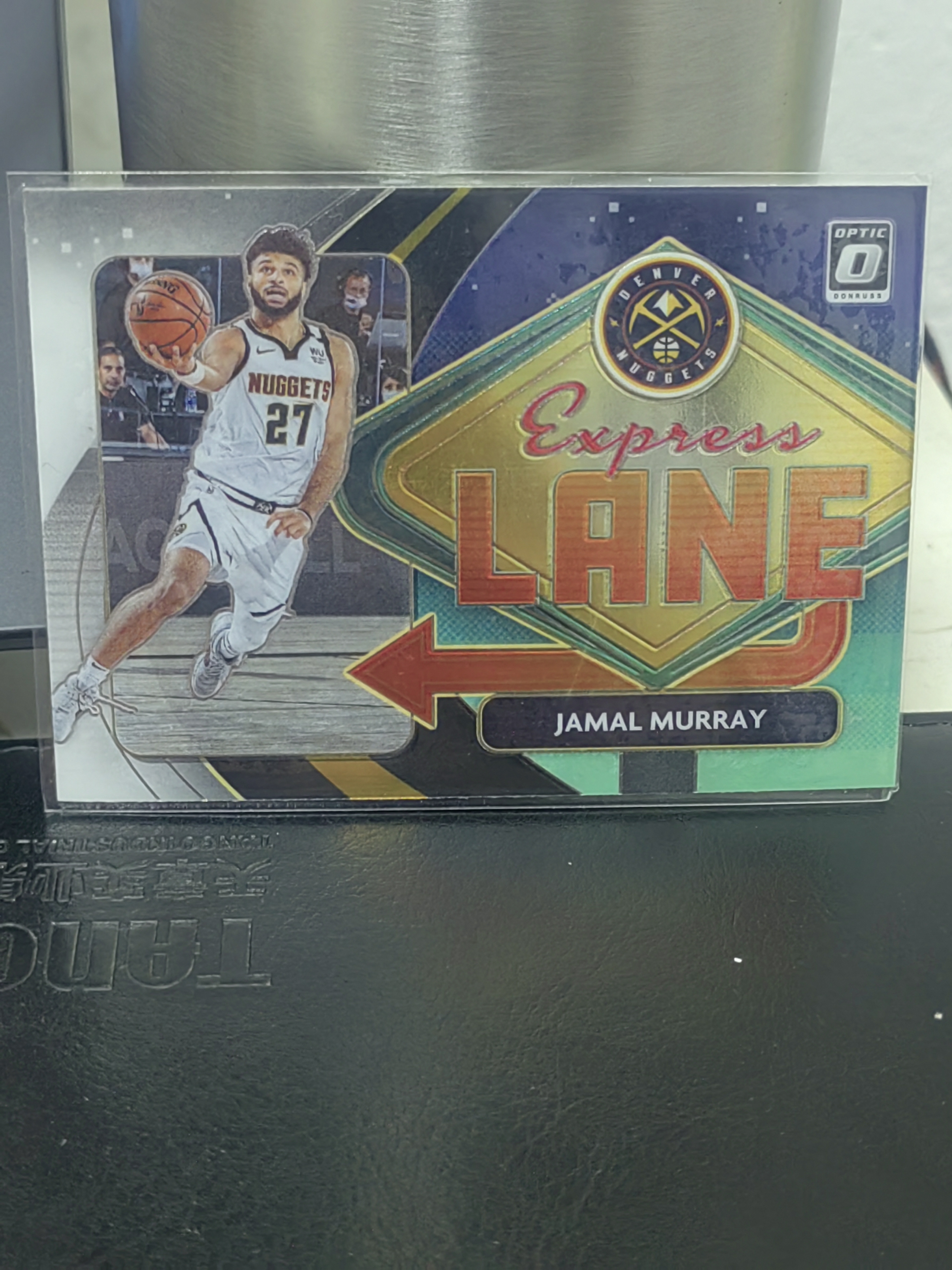 2020-21 Panini Donruss Optic Jamal Murray 杜蕾斯 OP 贾马尔 穆雷 掘金 横版 EXPRESS LANE 快车道 特卡 篮 白边白角 不保卡品 卡品如图
