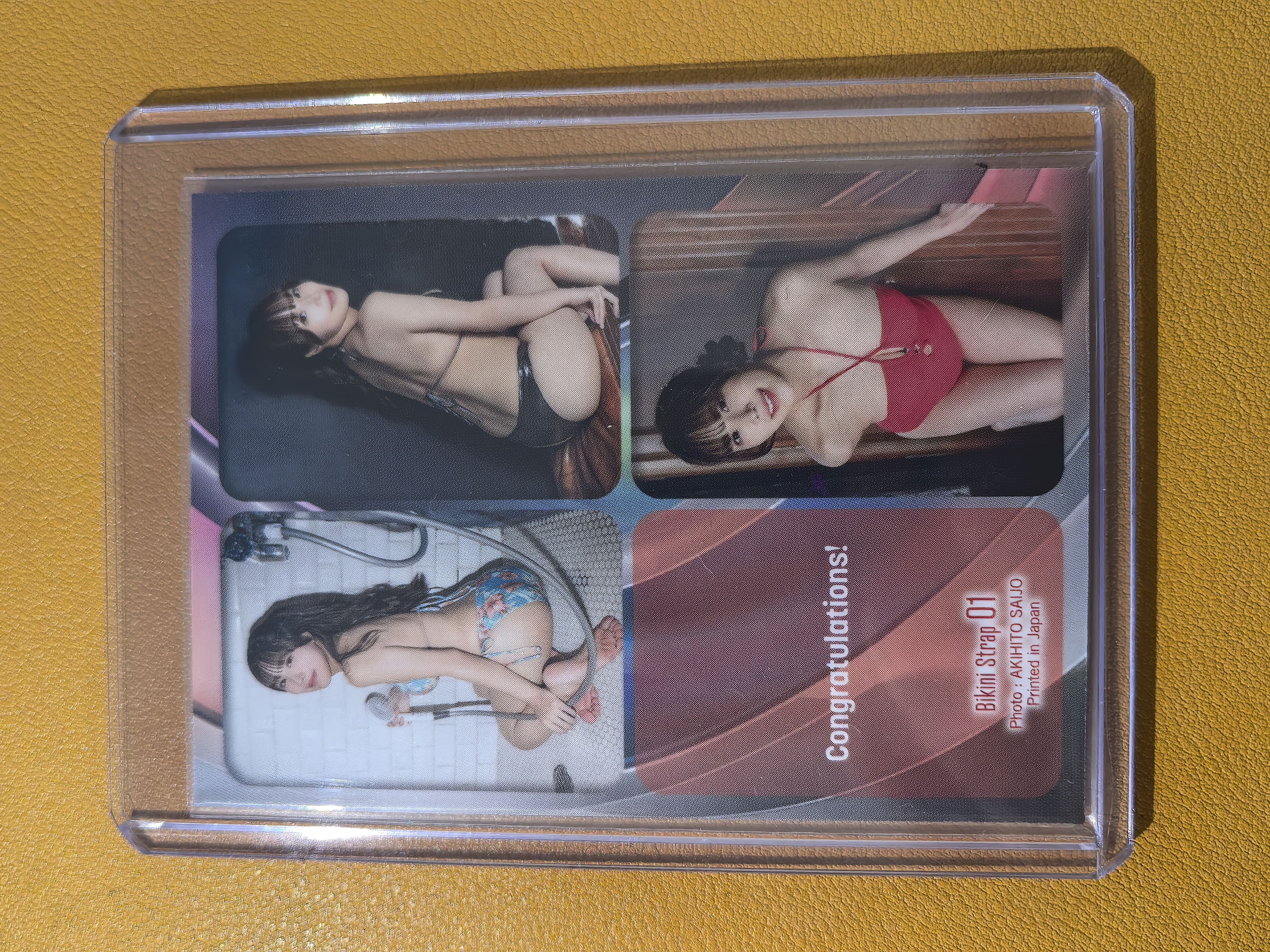 HIT'S偶像艺人【日本代购】桃木兔羽 41编物料卡 实卡超好看绝版稀有美女车模妹卡