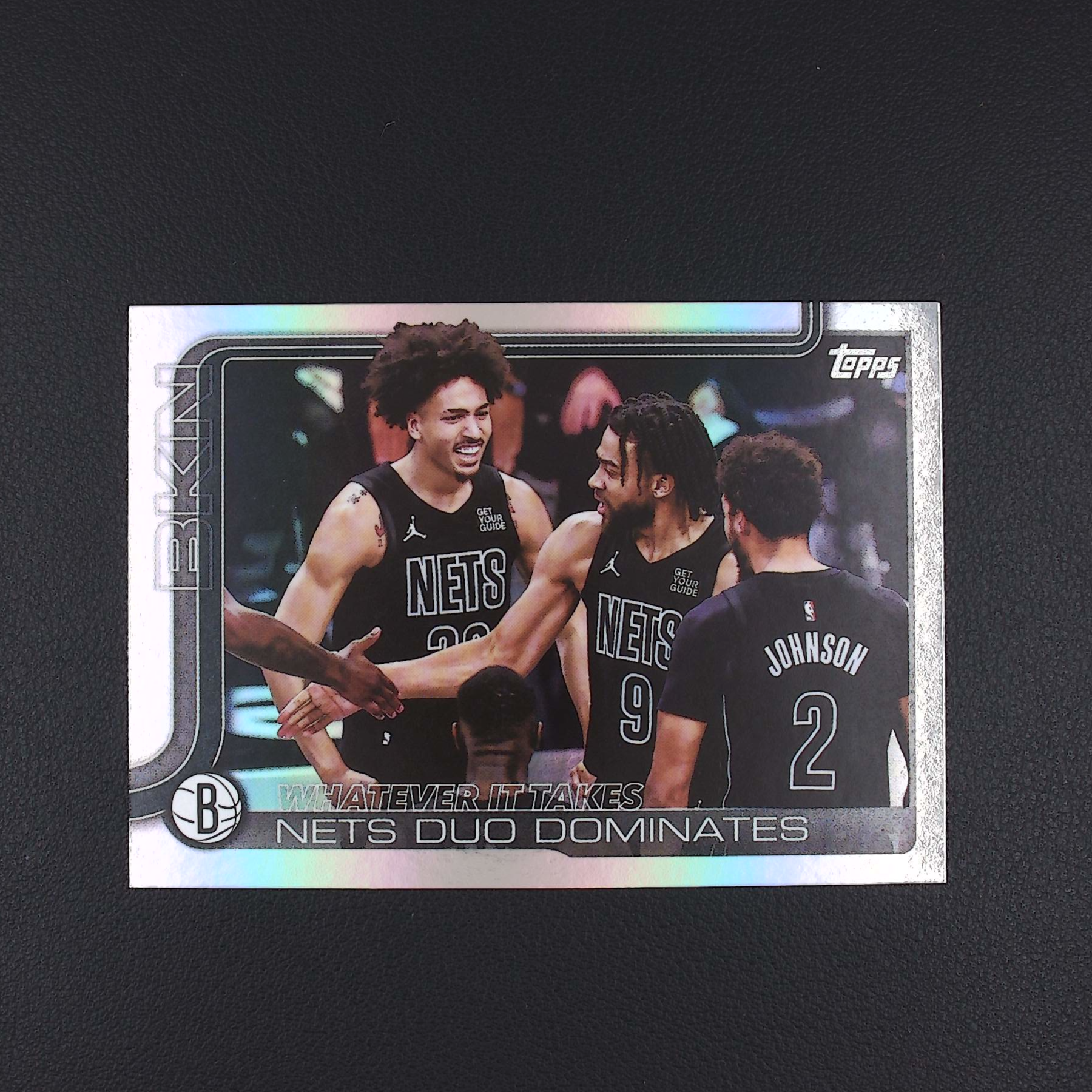 【收卡高至99折】2025 Topps Johnson 约翰逊 多人特卡 篮网