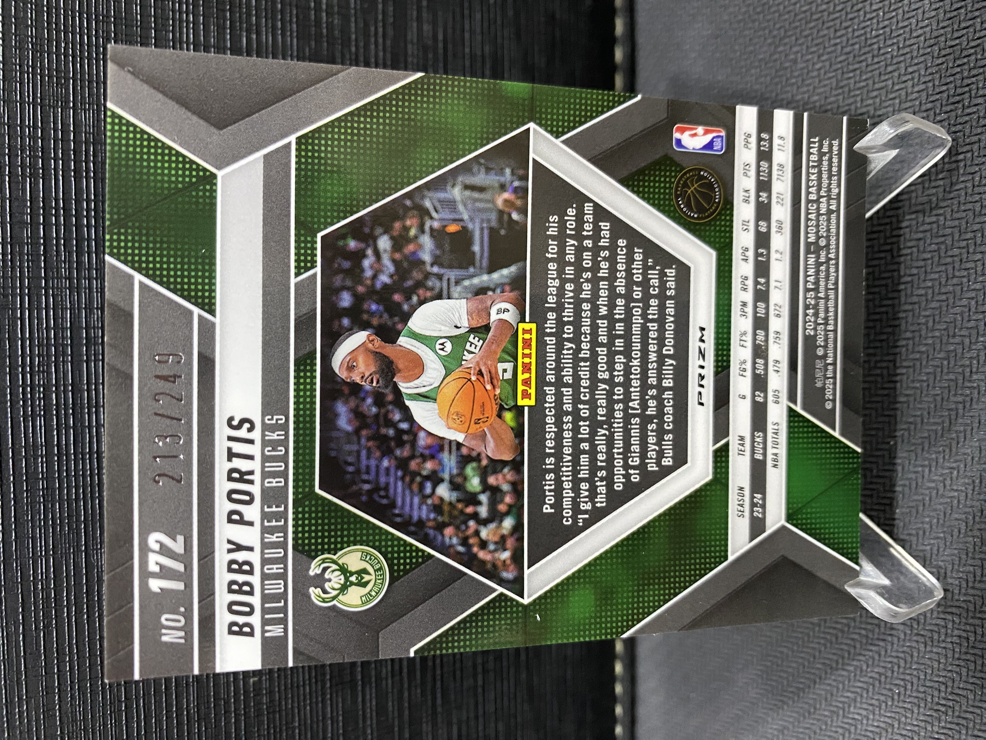 2024-25 Panini Mosaic Tyrese Maxey 马赛克 波蒂斯 折射 橙折 橙马赛克折 249编 收藏必备 卡品如图 -老道-【乌苏拍卖】