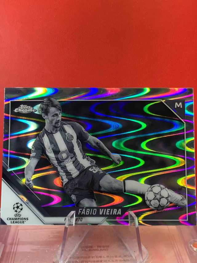 (老末精品代拍) 2022 Topps Chome Fabio Vieira 法比奥 维埃拉 波尔图 欧冠TC 变形虫折 顺丰寄付 免费代拍 E27