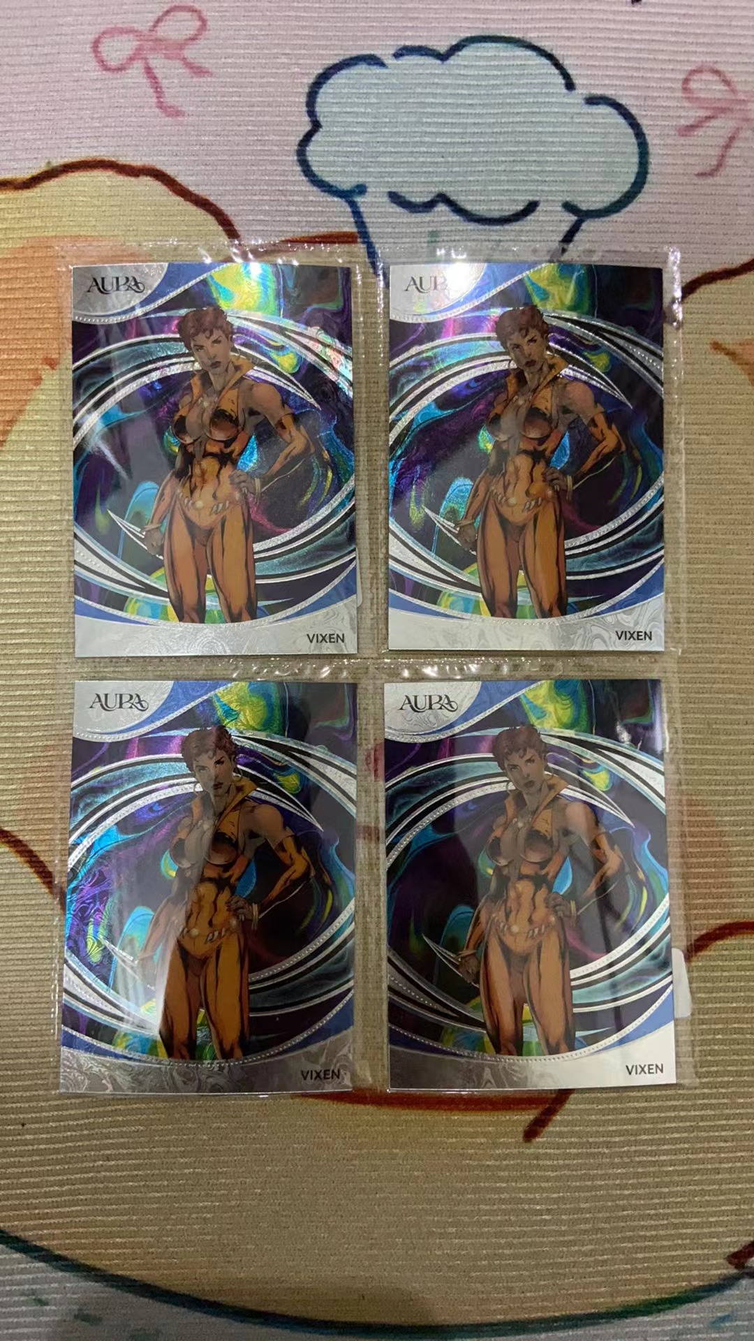 2025 Kakawow AURA 卡卡沃 DC系列官方收藏卡 雌狐 4张打包 lot 硬通货 凑套必备 收藏必备