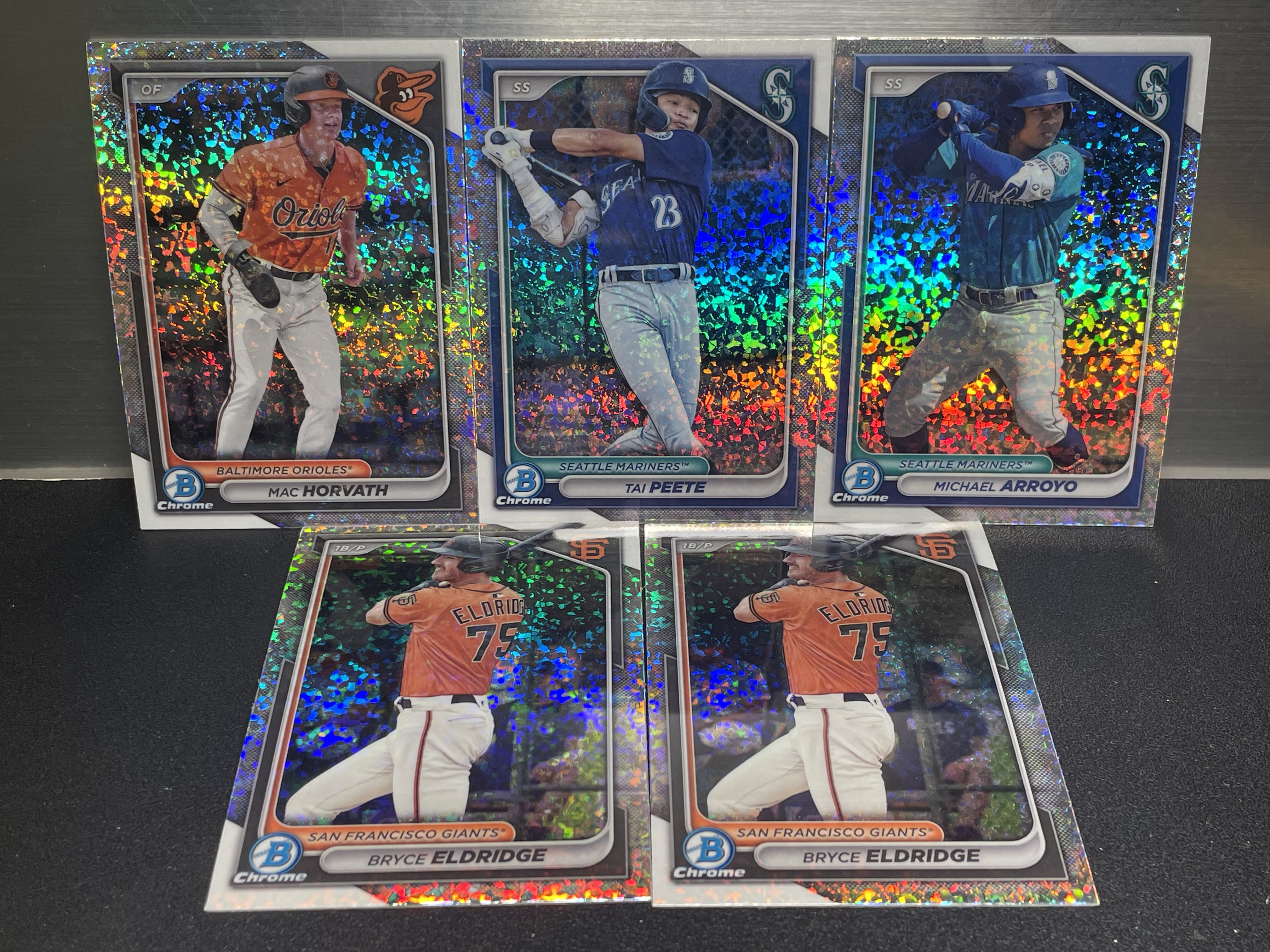 (C3) 2024 TOPPS 棒球 折射 一图 打包 实卡好看 收藏凑套必备 卡品如图 !!!