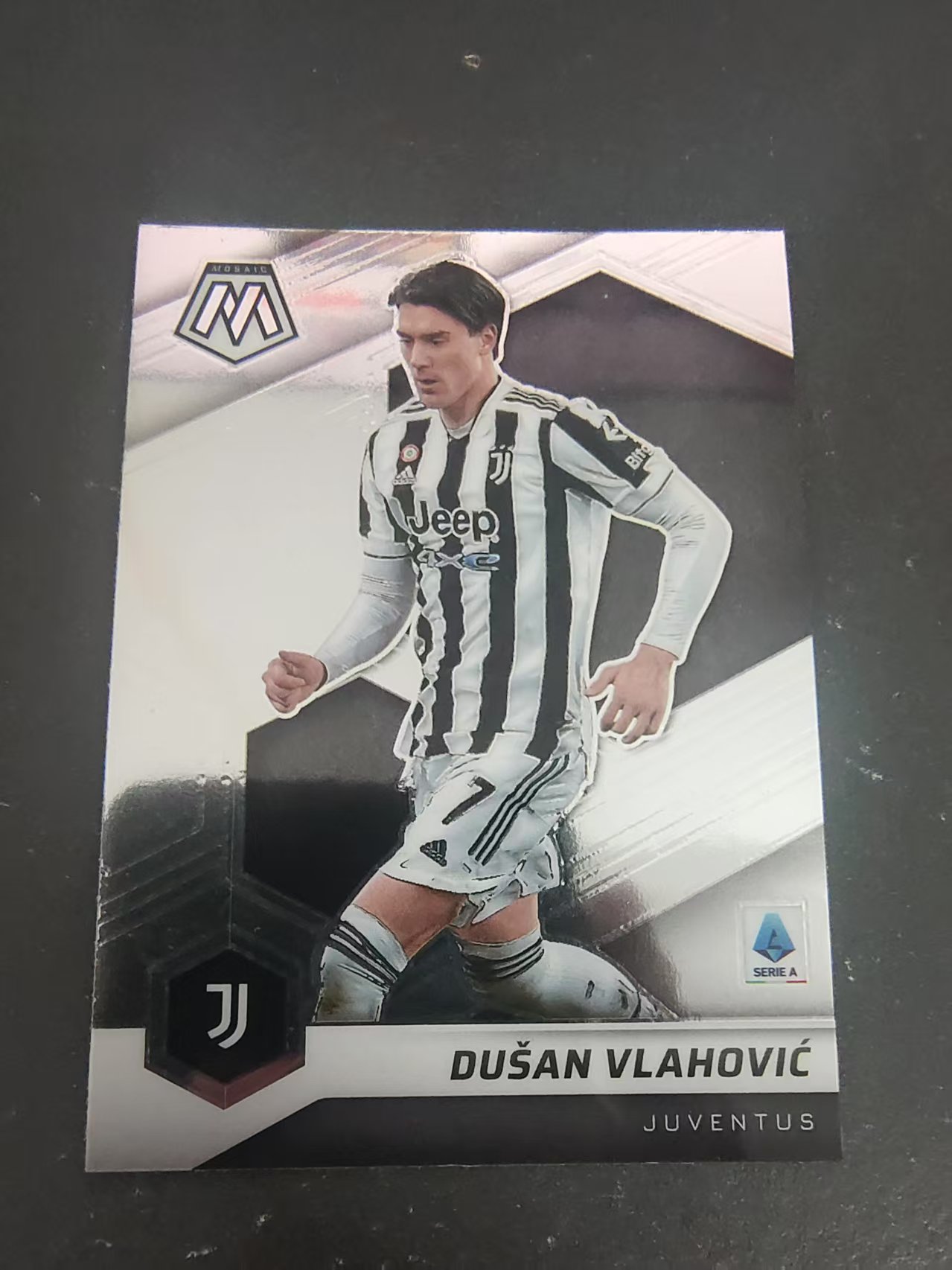 【可合并,不累计】2021-22 Panini Mosaic dusan vlahovic 弗拉霍维奇 意甲 马赛克 佛罗伦萨 尤文图斯 划痕 边角瑕疵 #172
