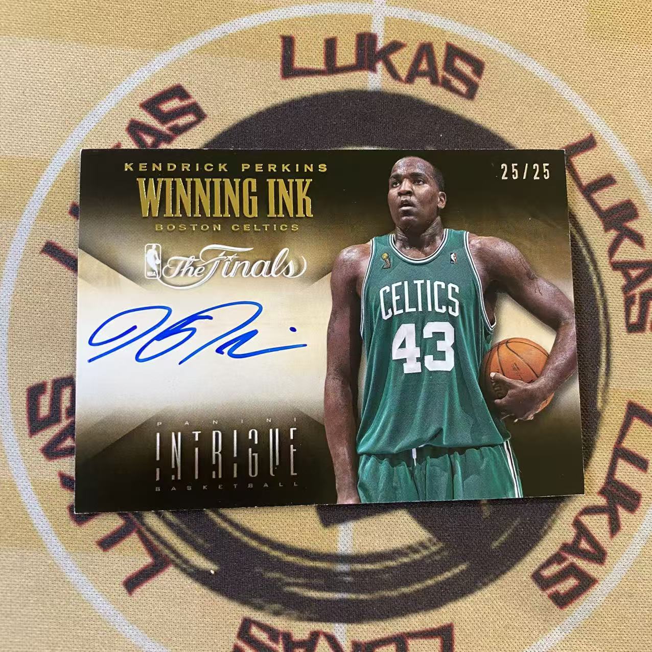 撸卡厮 Lukas 1314 阴谋 凯尔特人 内线 大杀器 帕金斯 25编 总冠军 胜利签 winning ink 卡签 (鸣总)