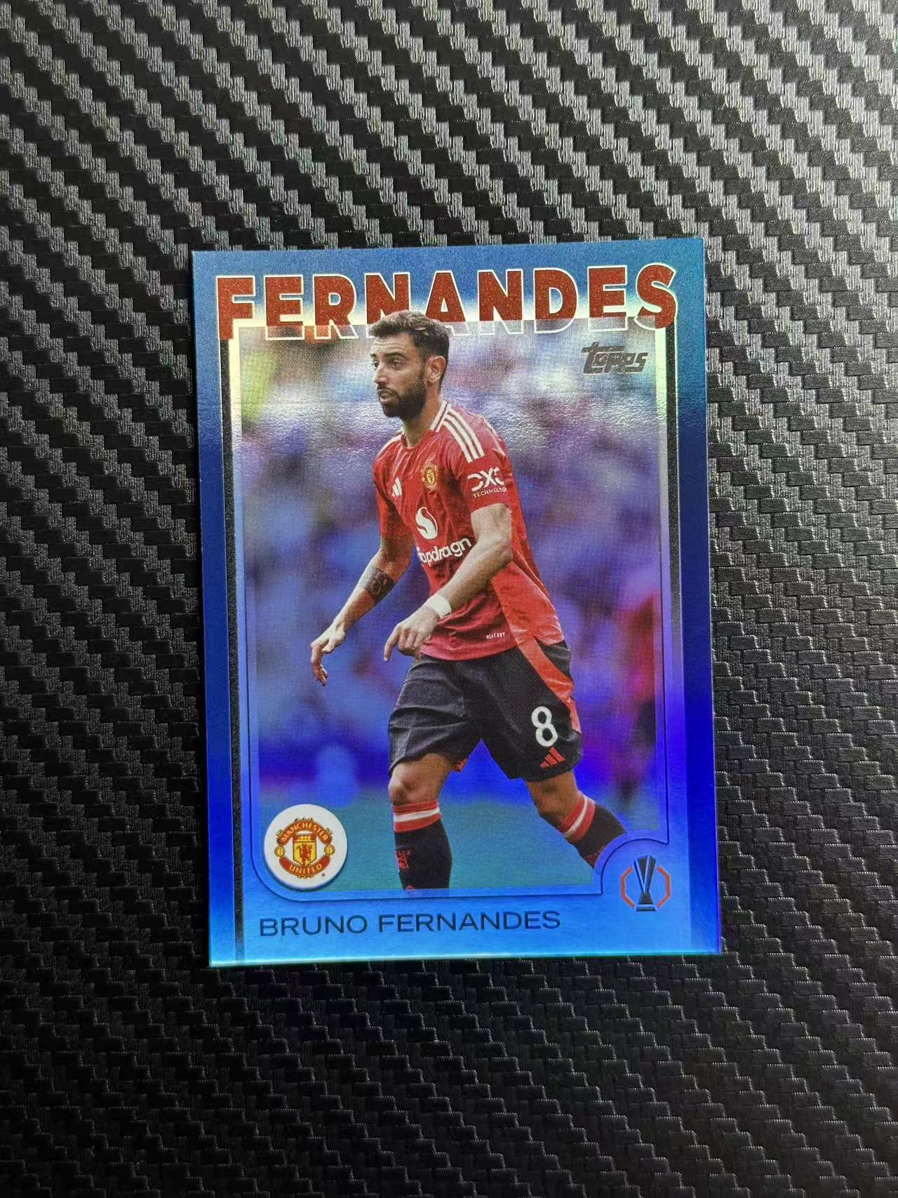 2025 Topps ucc Bruno Fernandes 布鲁诺 费尔南德斯 B费 曼联 葡萄牙 121/275编 深蓝折 海军蓝折 折射 欧冠 卡品如图 拍前看描述