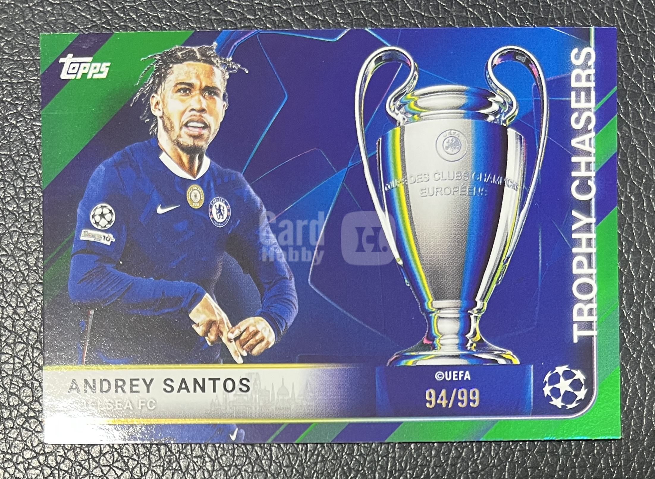 2026 Topps Topps Andrey Santos UCC 切尔西 安德雷 桑托斯 99编 奖杯追逐者特卡 卡品如图